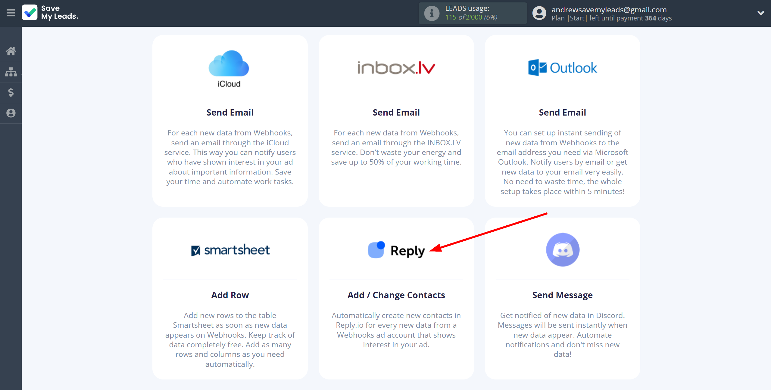 How to Connect Webhooks with Reply.io | Data Destination system selection How to Connect Webhooks with Reply.io | Data Destination system selection