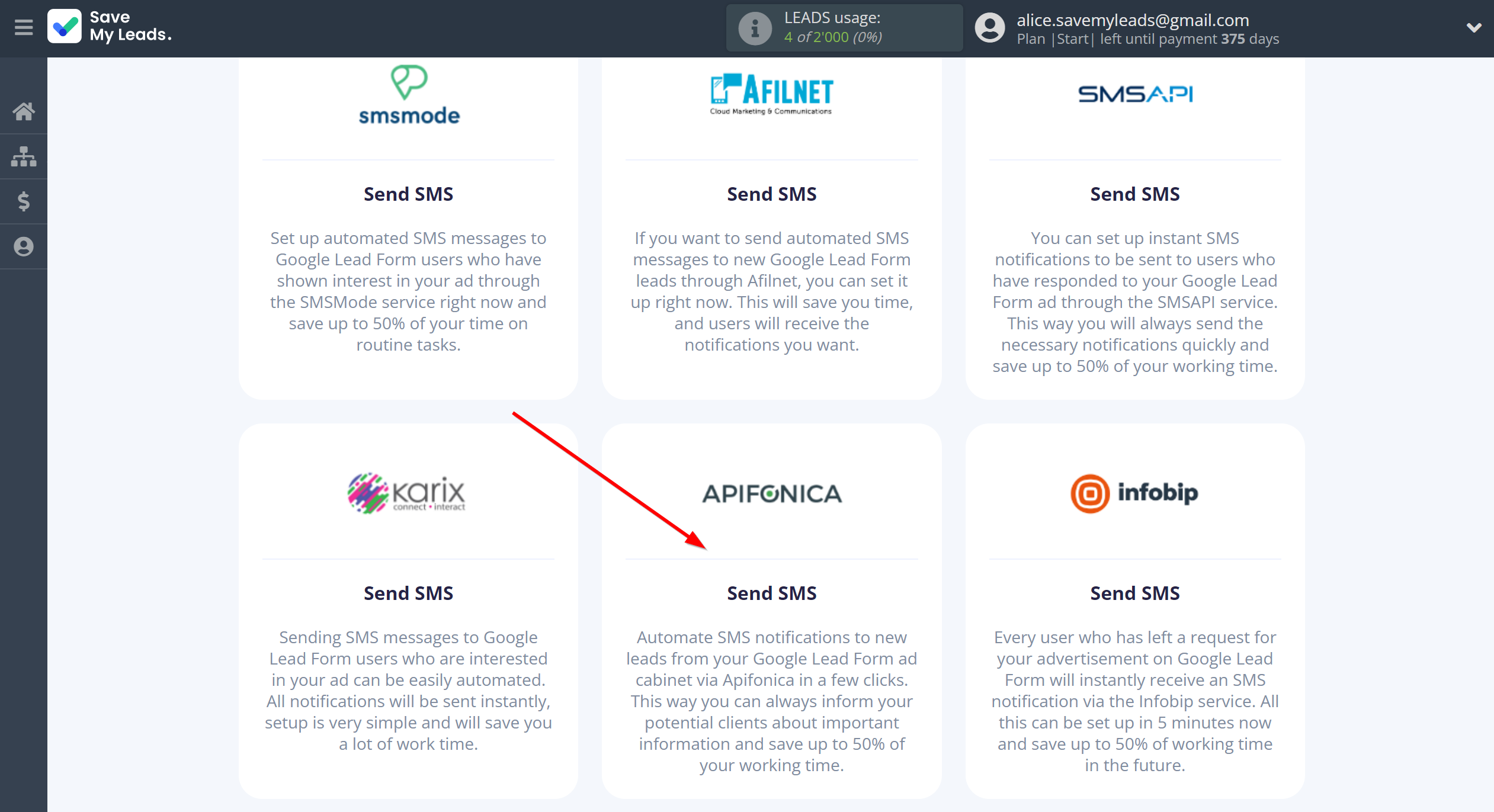 How to Connect Google Lead Form with Apifonica | Data Destination system selection How to Connect Google Lead Form with Apifonica | Data Destination system selection