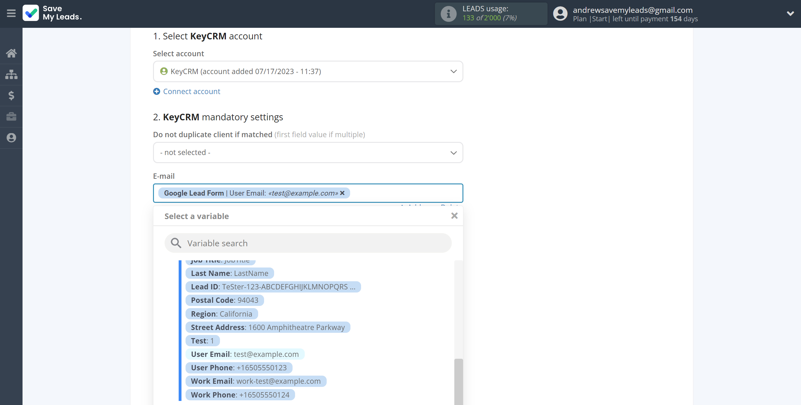 How to Connect Google Lead Form with KeyCRM Create Customer | Assigning fields How to Connect Google Lead Form with KeyCRM Create Customer | Assigning fields