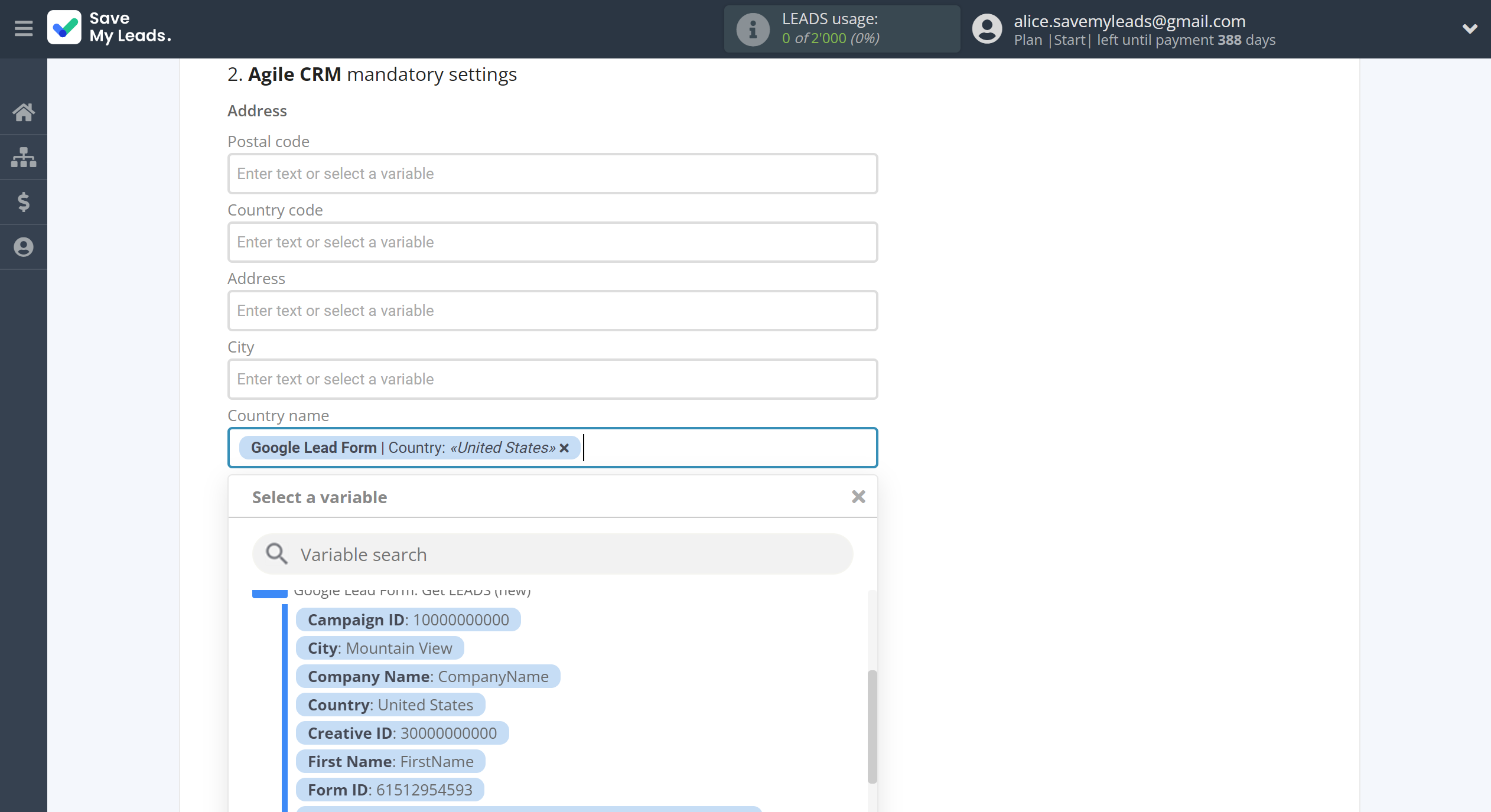How to Connect Google Lead Form with AgileCRM Create Contacts | Assigning fields How to Connect Google Lead Form with AgileCRM Create Contacts | Assigning fields