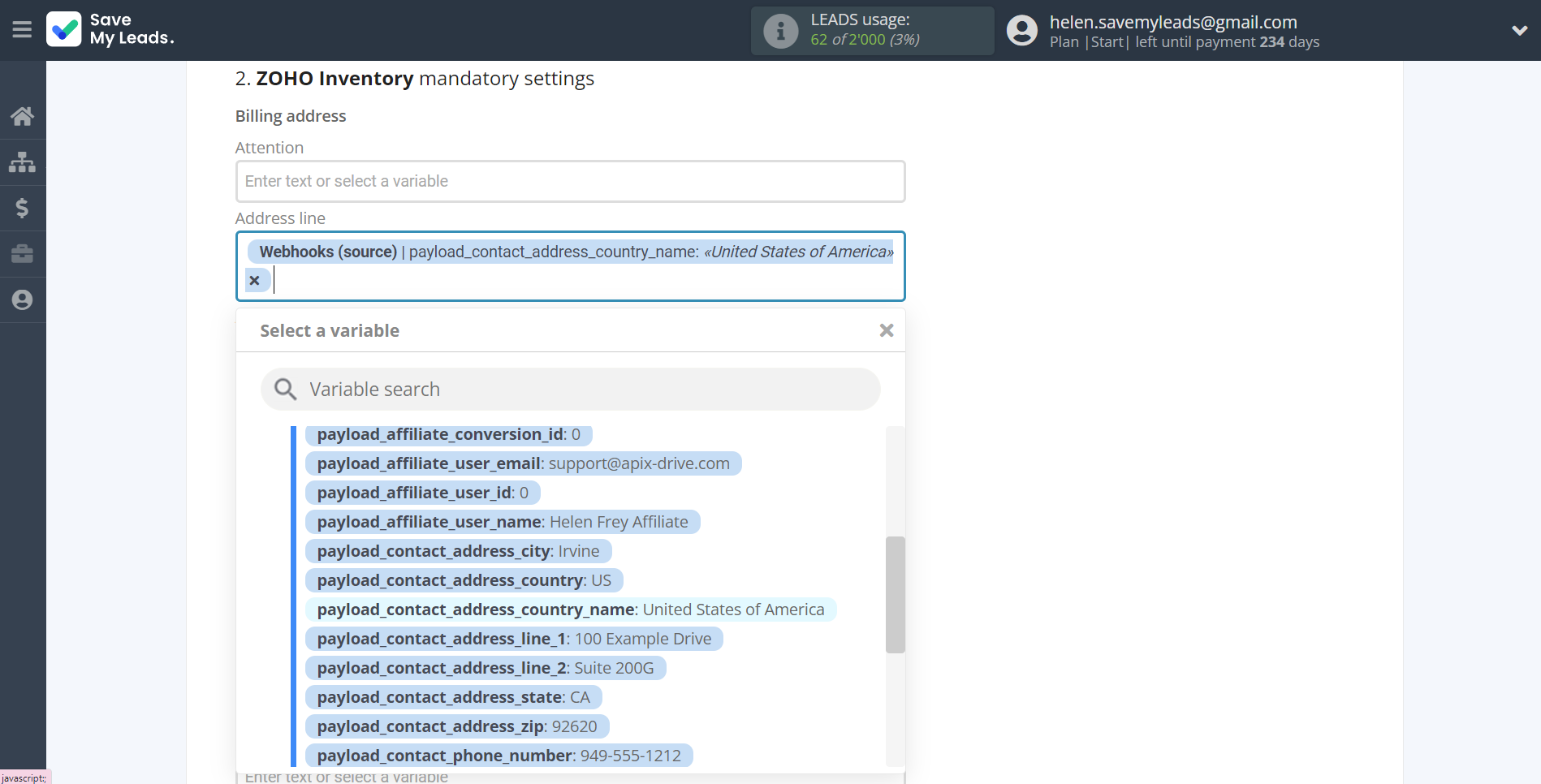 How to Connect Webhooks with Zoho Inventory Create Contacts | Assigning fields How to Connect Webhooks with Zoho Inventory Create Contacts | Assigning fields