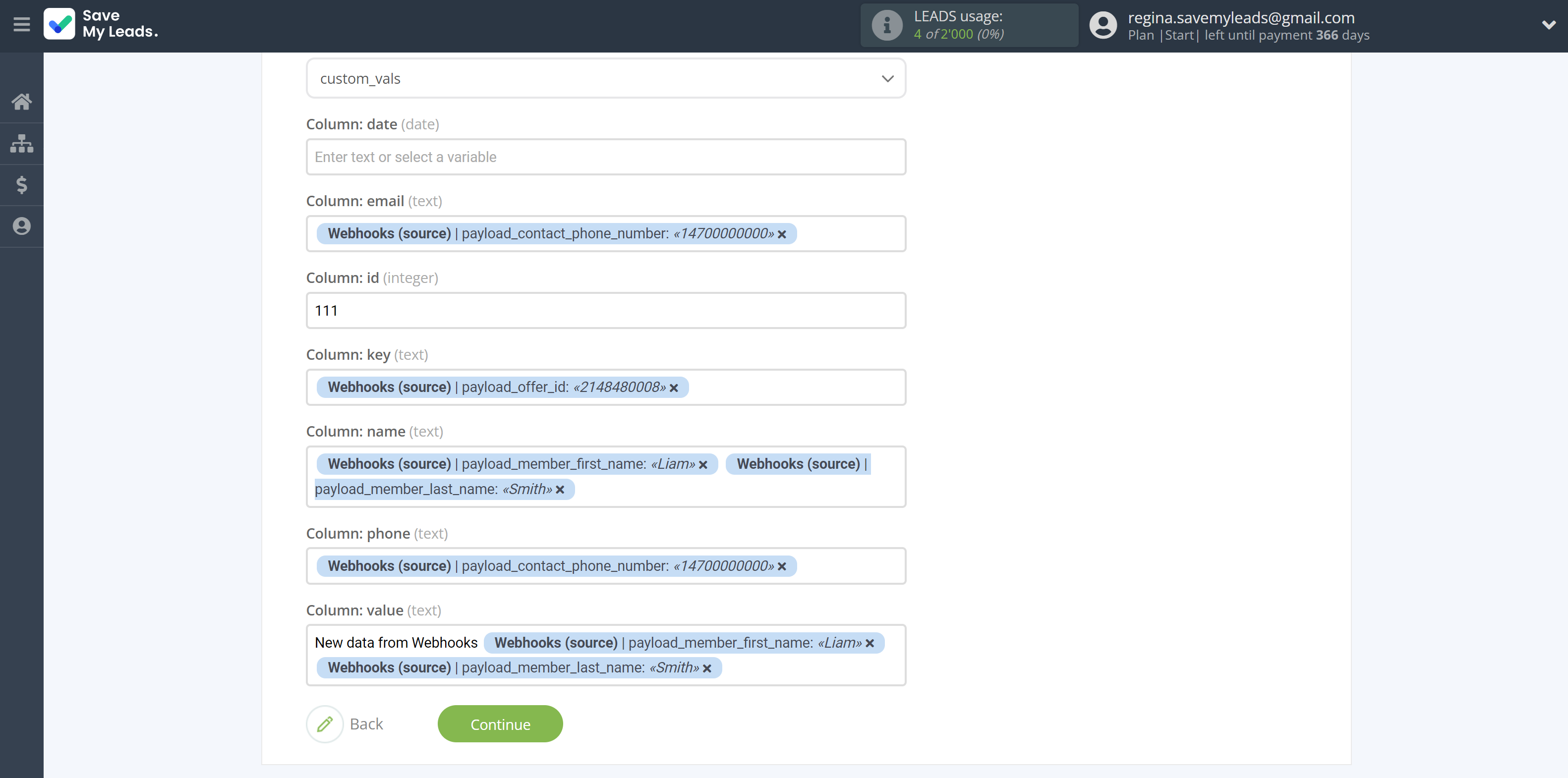 How to Connect Webhooks with PostgreSQL | Assigning fields How to Connect Webhooks with PostgreSQL | Assigning fields