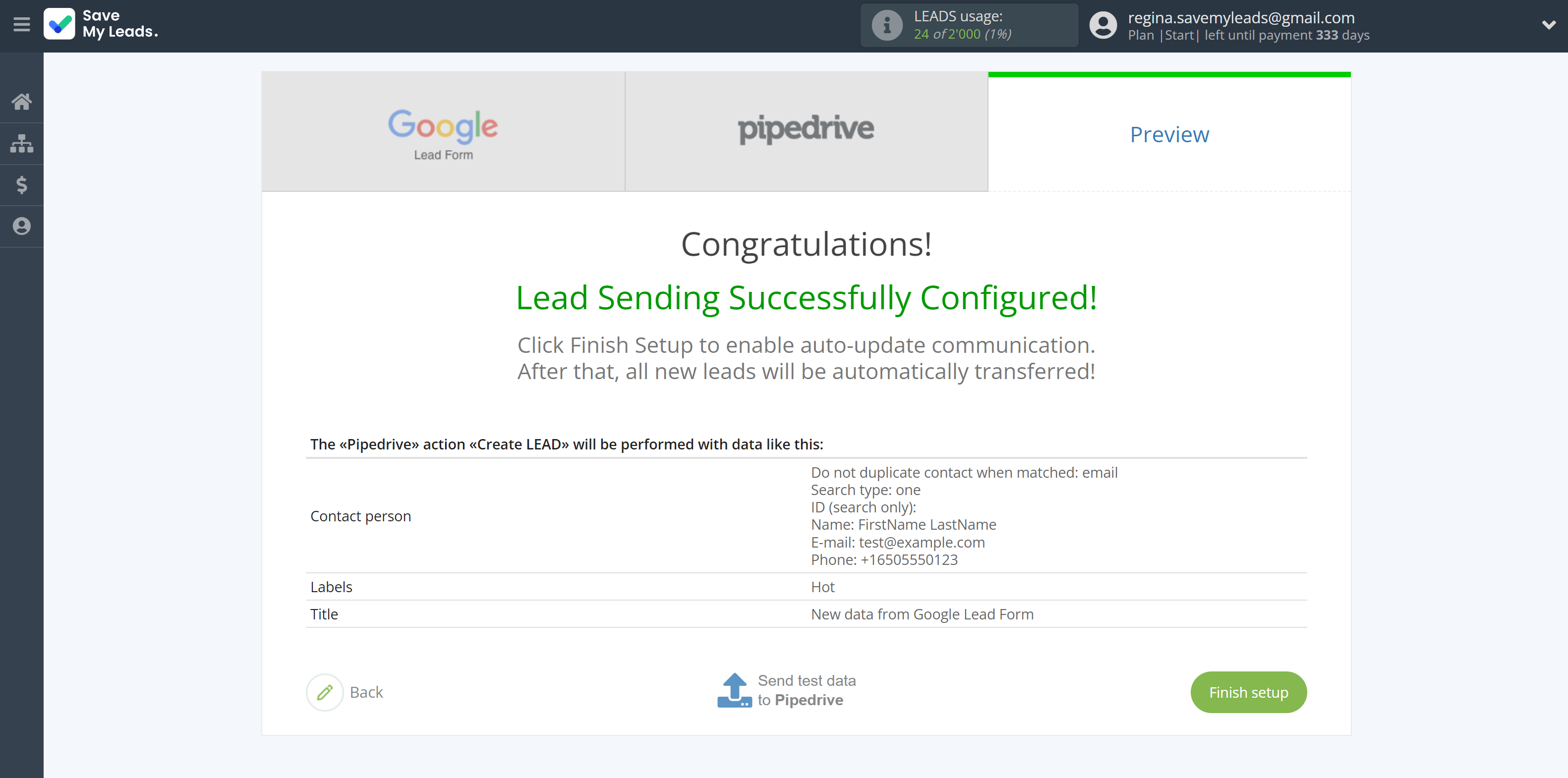 How to Connect Google Lead Form with Pipedrive Create Lead | Test data How to Connect Google Lead Form with Pipedrive Create Lead | Test data