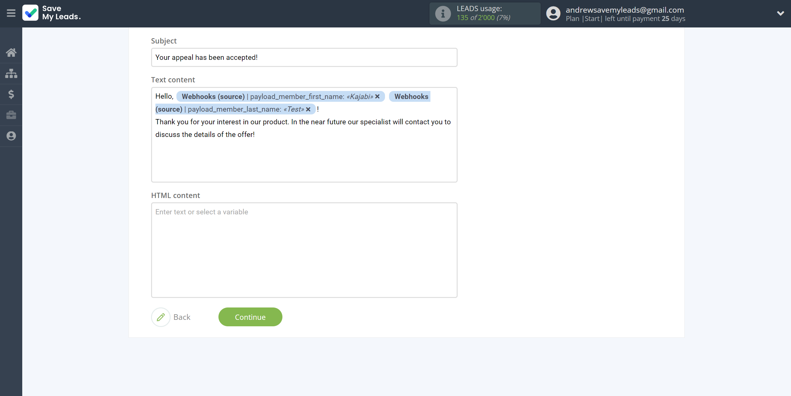 How to Connect Webhooks with MailerSend Send Email | Assigning fields How to Connect Webhooks with MailerSend Send Email | Assigning fields