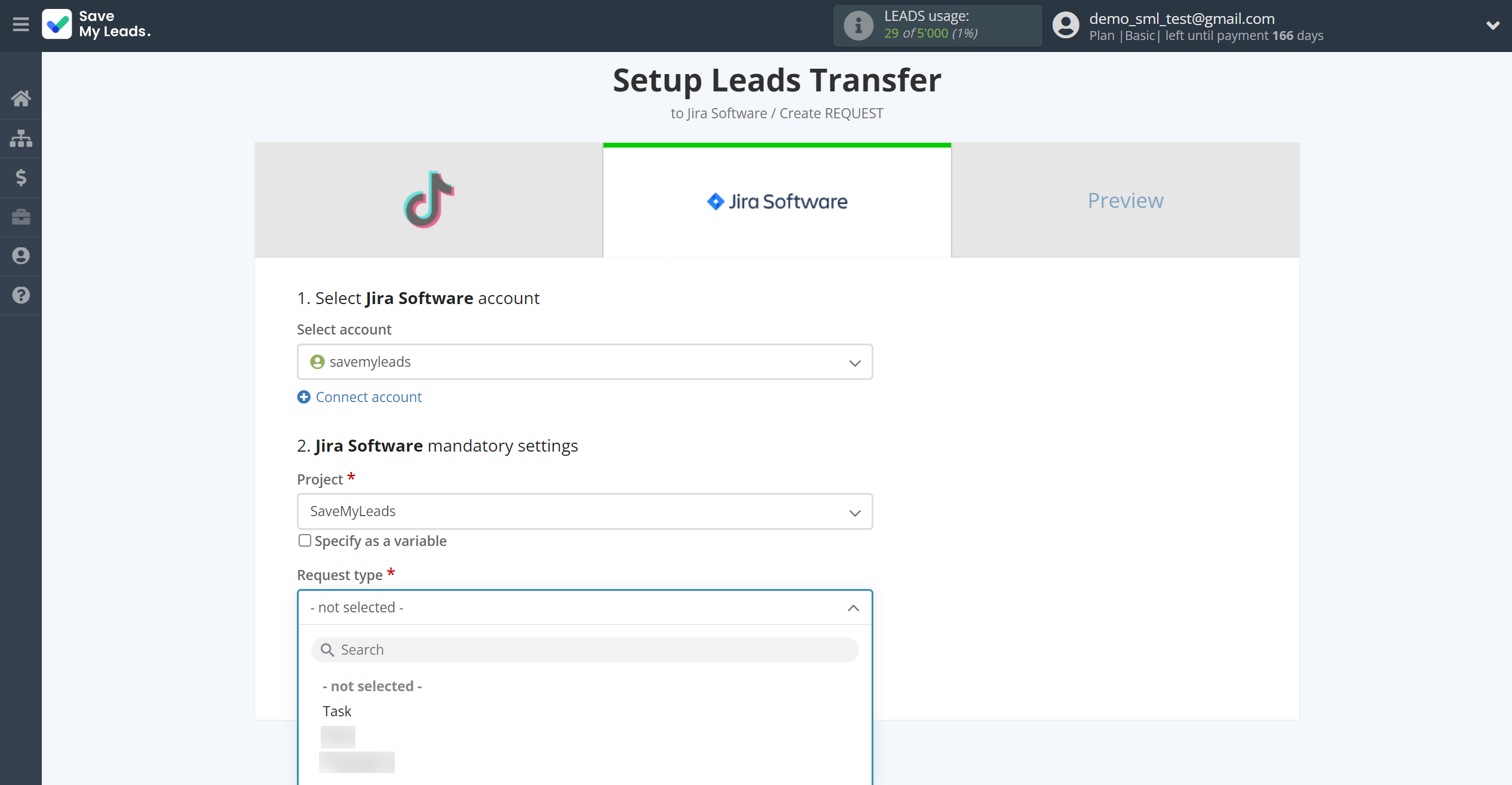 How to Connect TikTok with Jira Software | Assigning fields How to Connect TikTok with Jira Software | Assigning fields