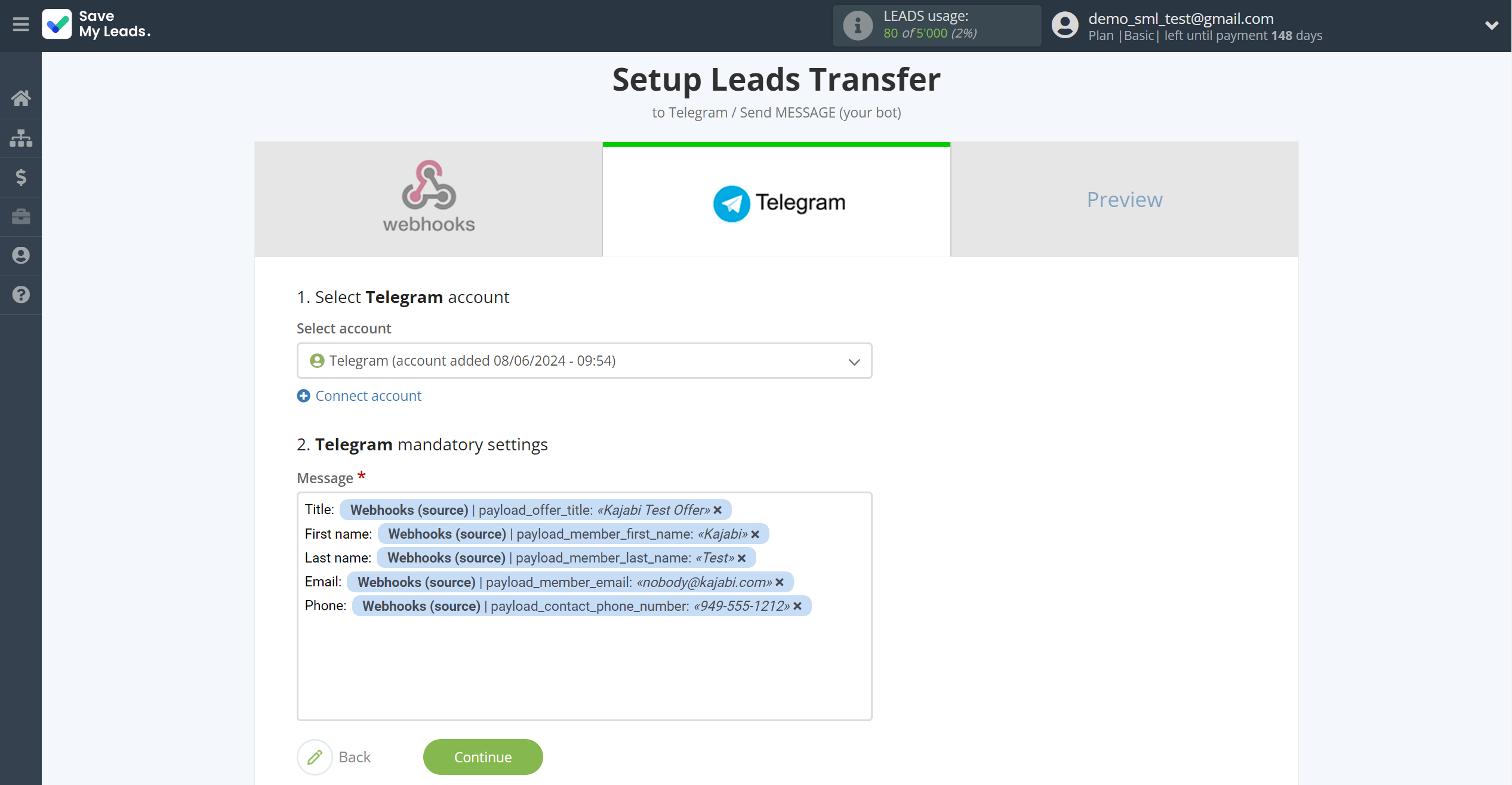 How to Connect Webhooks with Telegram (your bot) | Assigning fields How to Connect Webhooks with Telegram (your bot) | Assigning fields