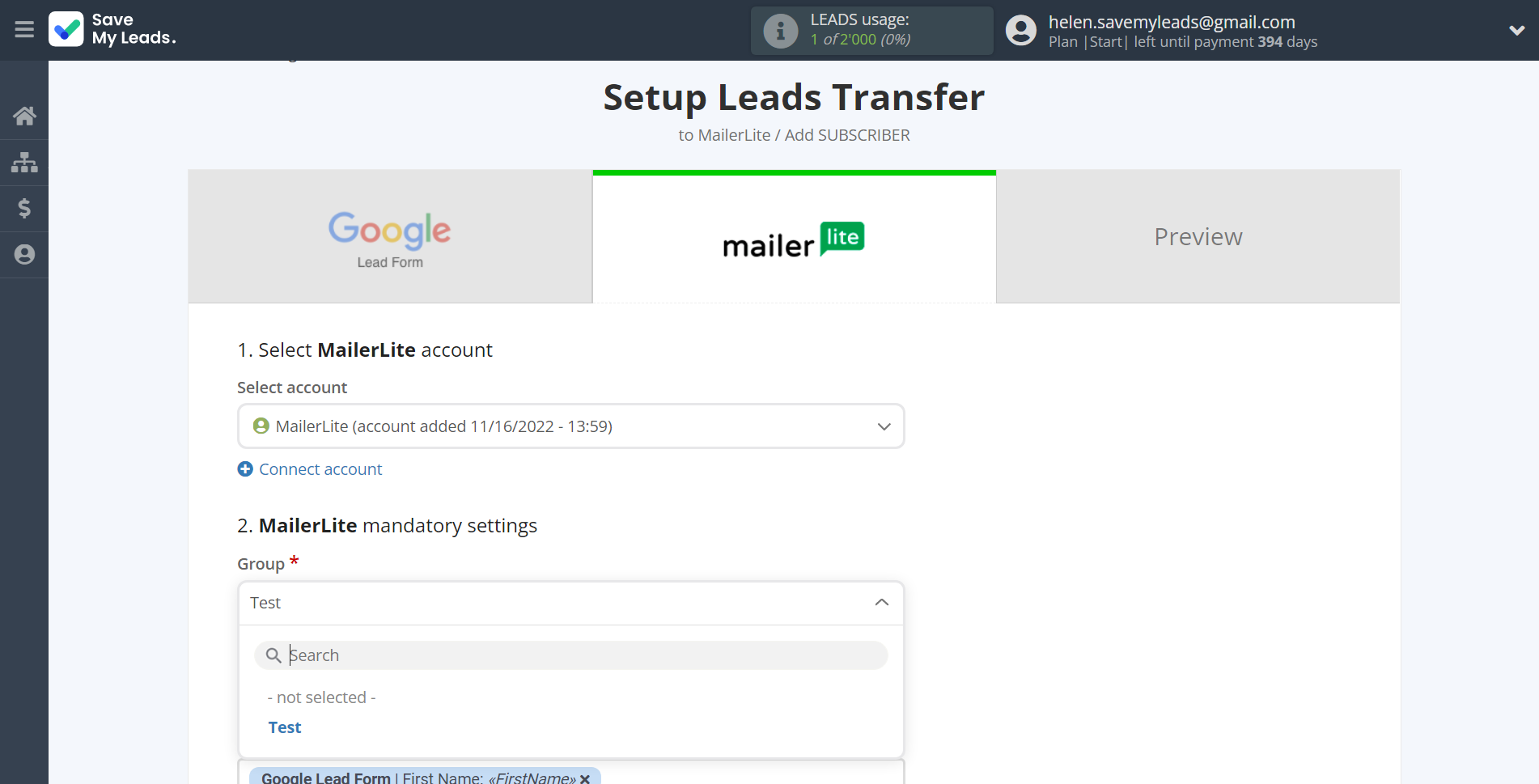 How to Connect Google Lead Form with MailerLite | Assigning fields How to Connect Google Lead Form with MailerLite | Assigning fields