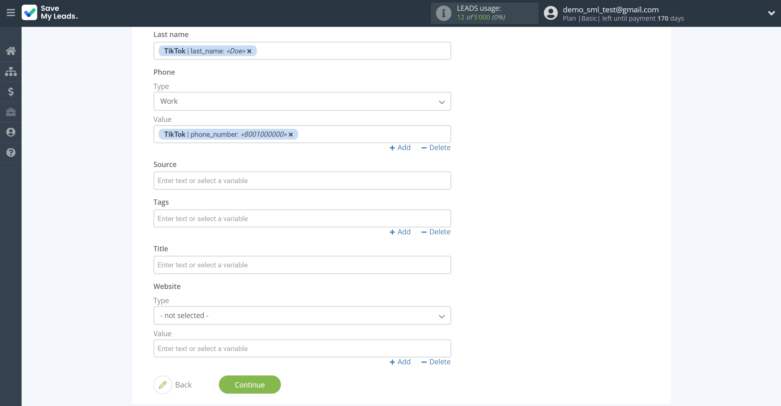 How to Connect TikTok with AgileCRM Create Contacts | Assigning fields How to Connect TikTok with AgileCRM Create Contacts | Assigning fields