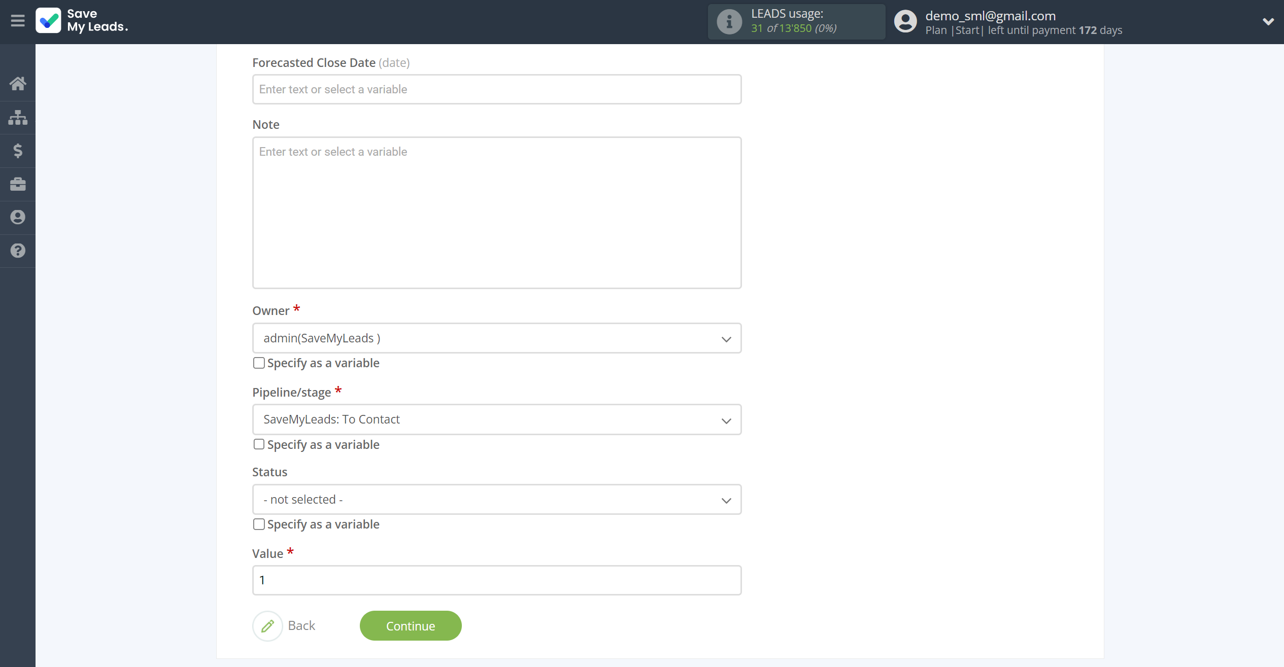 How to Connect TikTok with ActiveCampaign Create Deal | Assigning fields How to Connect TikTok with ActiveCampaign Create Deal | Assigning fields