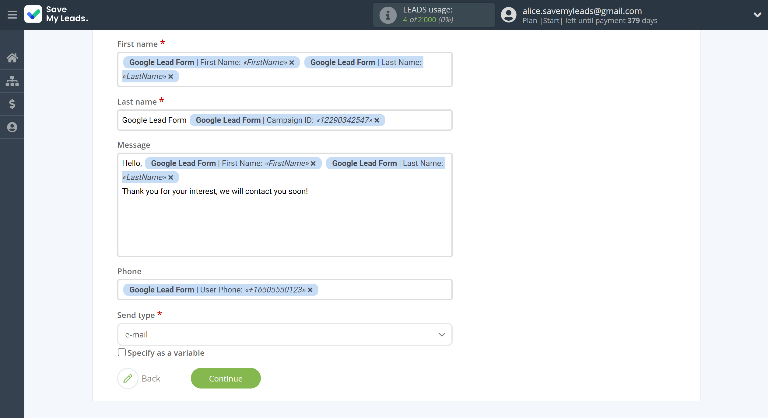How to Connect Google Lead Form with GoReminders | Assigning fields How to Connect Google Lead Form with GoReminders | Assigning fields