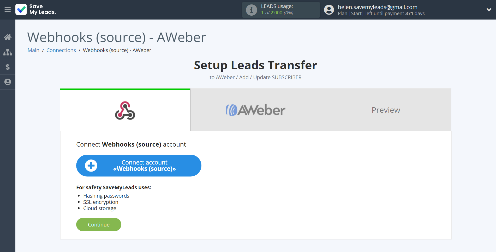How to Connect Webhooks with AWeber | Data Source account How to Connect Webhooks with AWeber | Data Source account