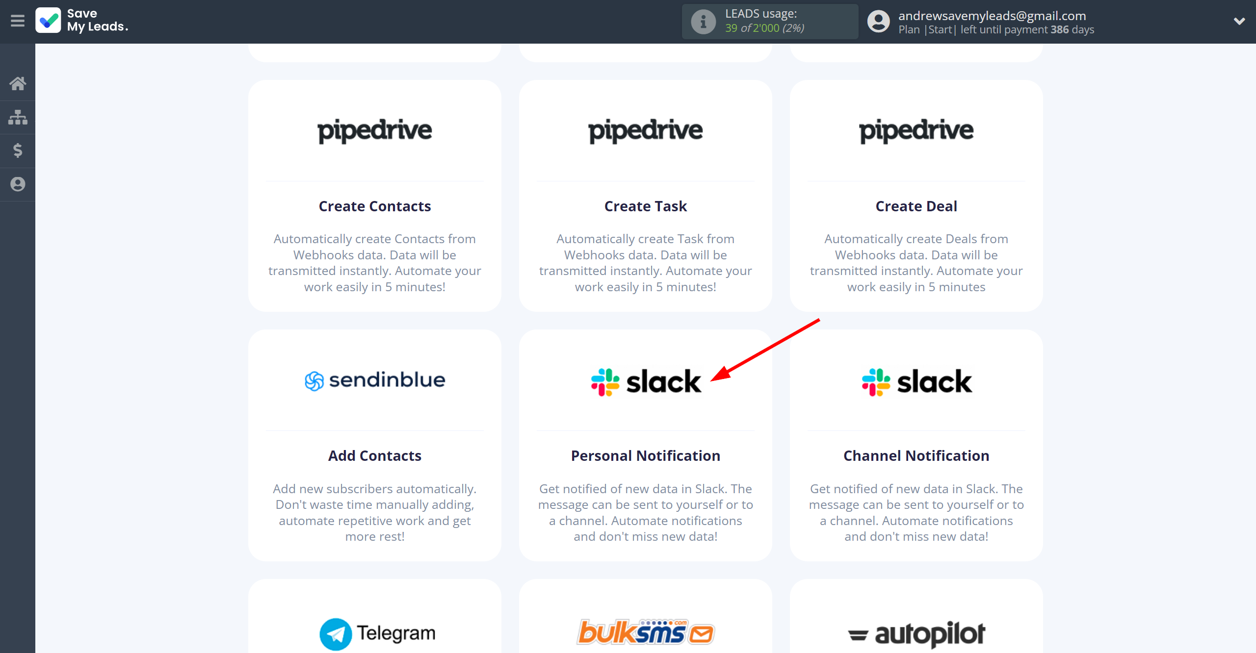 How to Connect Webhooks with Slack Personal Notification | Data Destination system selection How to Connect Webhooks with Slack Personal Notification | Data Destination system selection