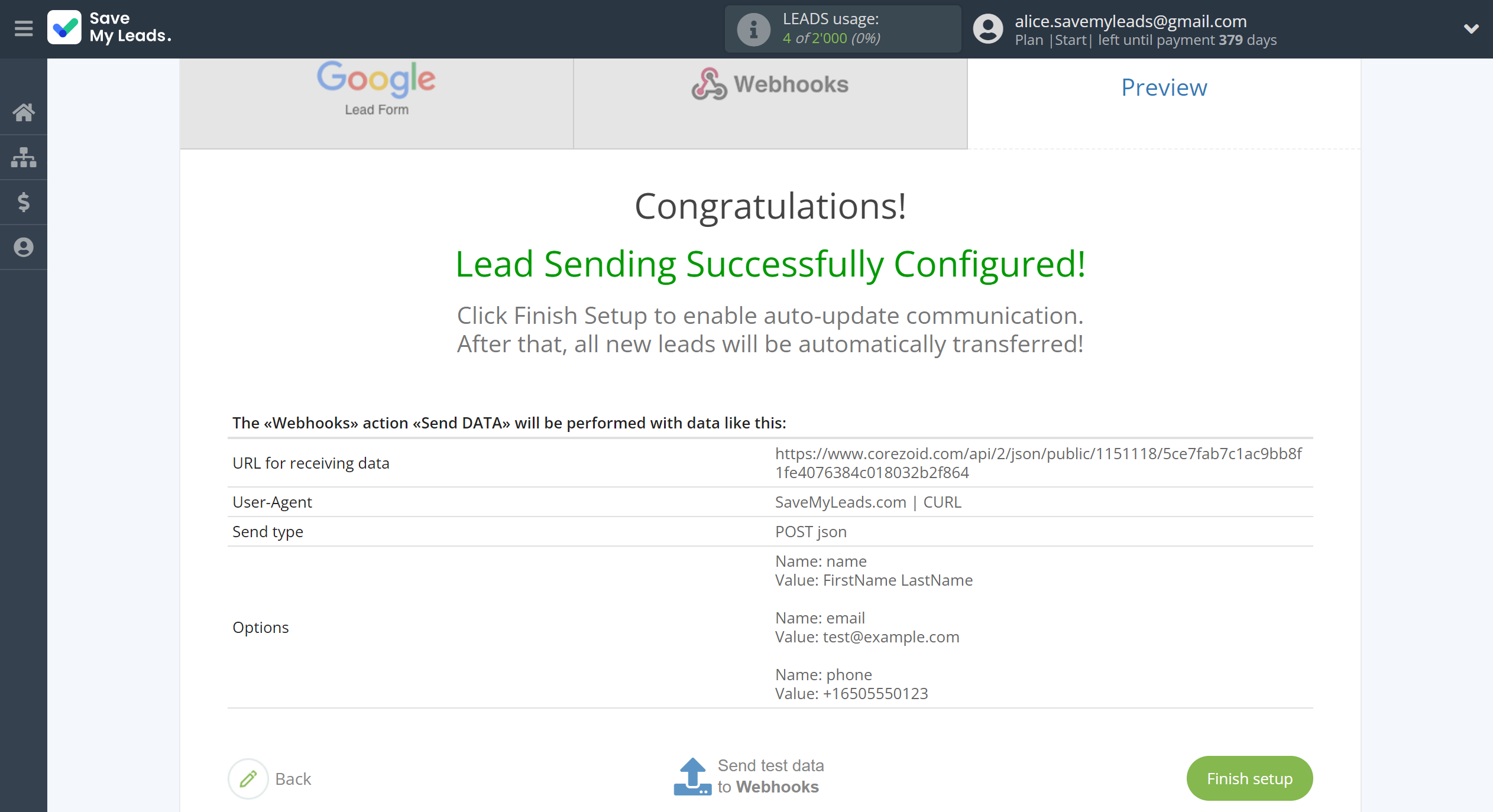 How to Connect Google Lead Form with Webhooks | Test data How to Connect Google Lead Form with Webhooks | Test data