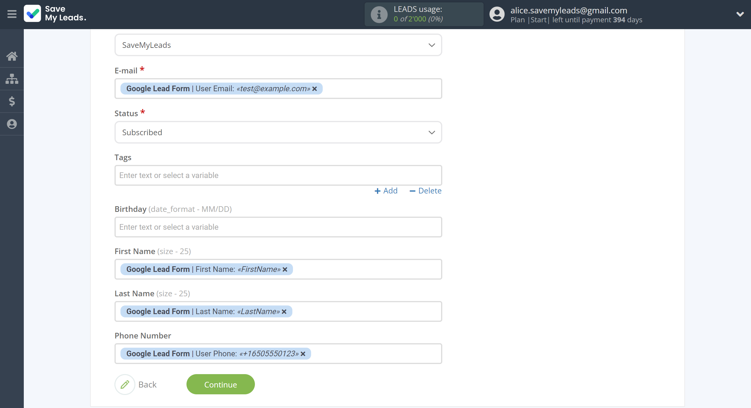 How to Connect Google Lead Form with MailChimp | Assigning fields How to Connect Google Lead Form with MailChimp | Assigning fields
