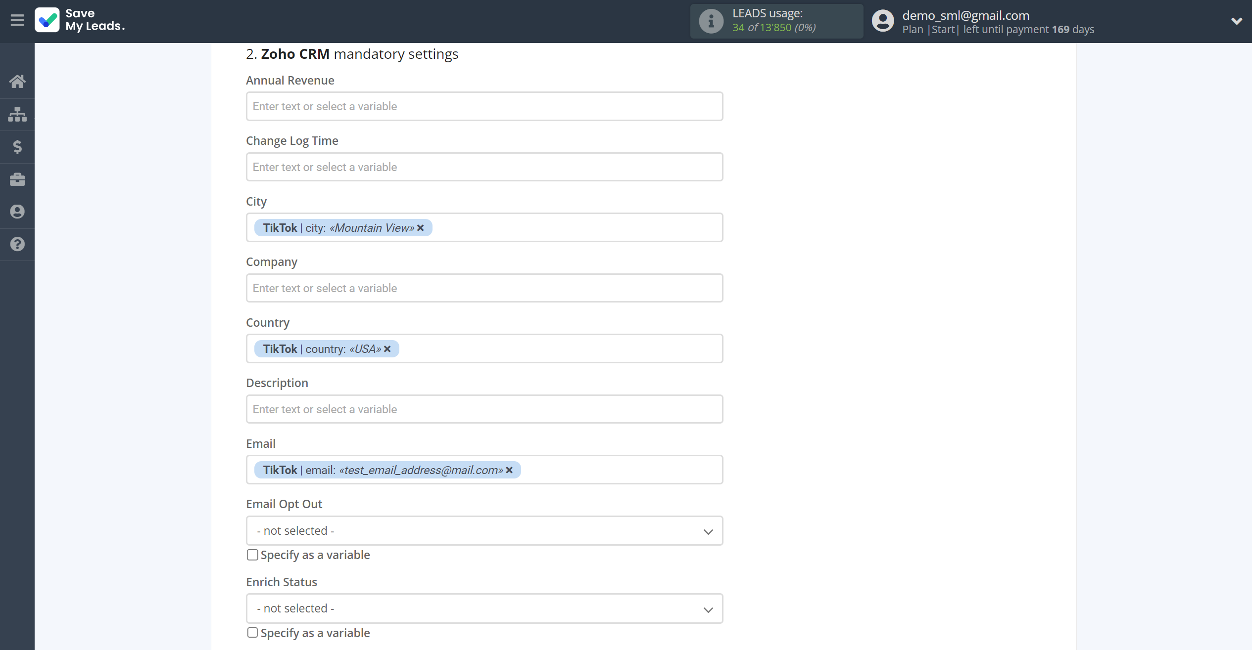 How to Connect TikTok with Zoho CRM Create Leads | Assigning fields How to Connect TikTok with Zoho CRM Create Leads | Assigning fields