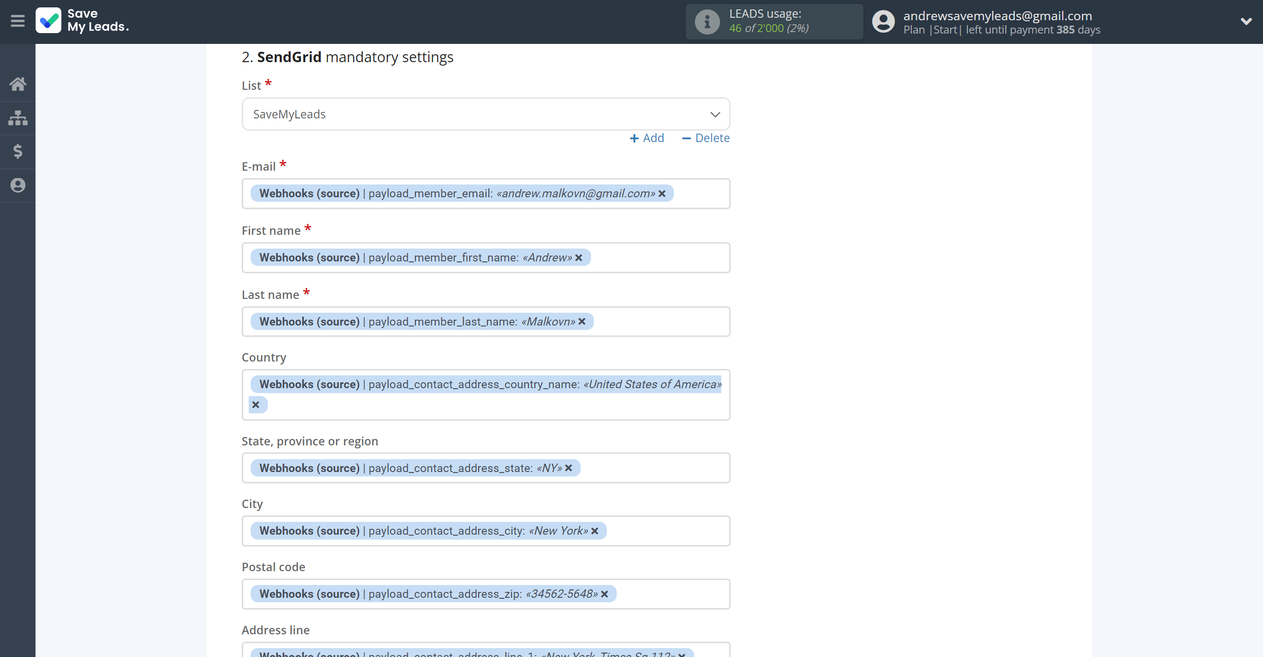 How to Connect Webhooks with SendGrid | Assigning fields How to Connect Webhooks with SendGrid | Assigning fields