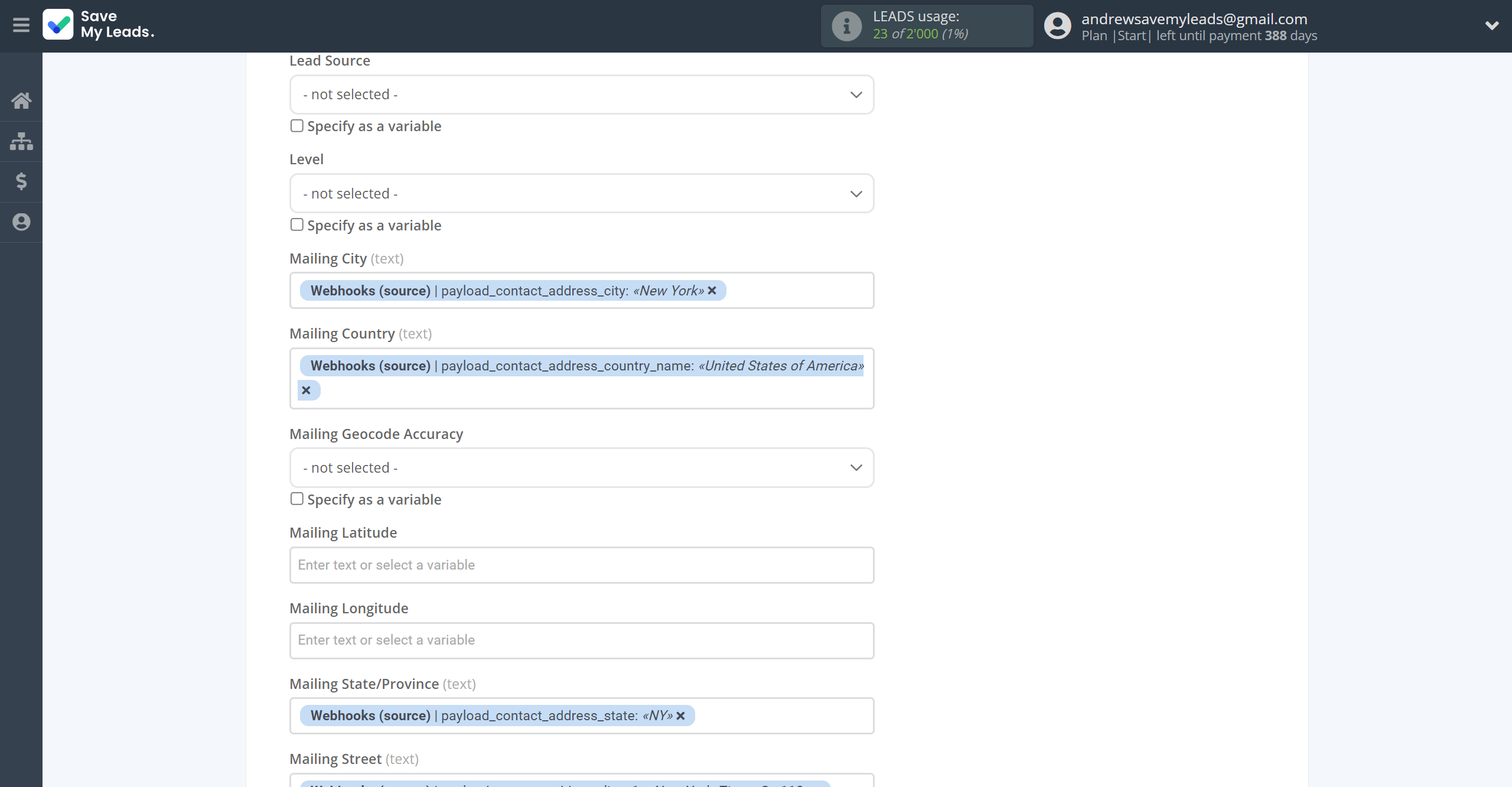 How to Connect Webhooks with Salesforce CRM Create Contacts | Assigning fields How to Connect Webhooks with Salesforce CRM Create Contacts | Assigning fields