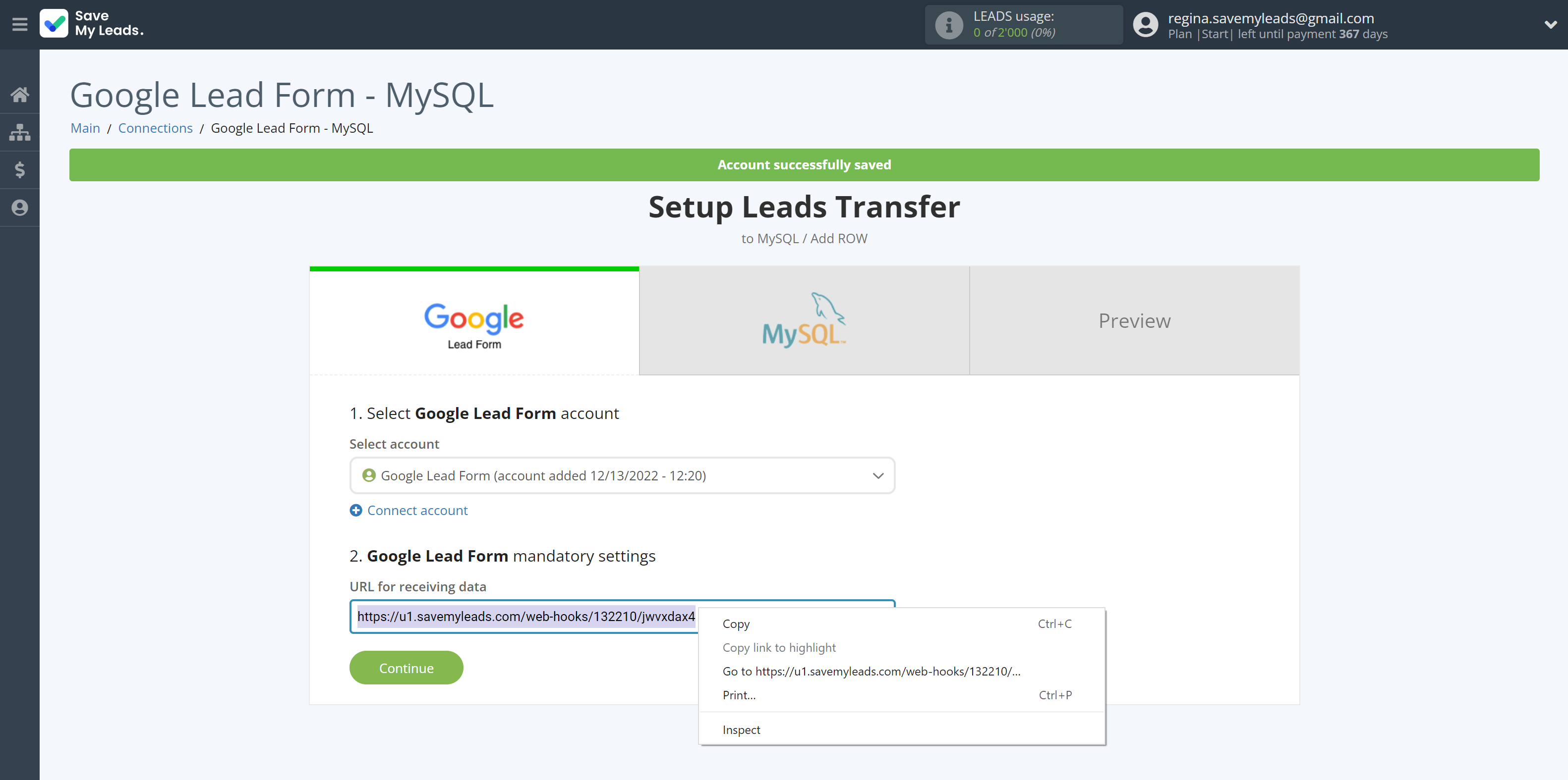 How to Connect Google Lead Form with MySQL | Data Source account connection How to Connect Google Lead Form with MySQL | Data Source account connection