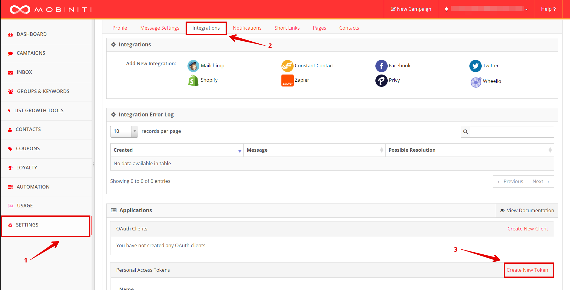 How to Connect Webhooks with Mobiniti | Data Destination account connection How to Connect Webhooks with Mobiniti | Data Destination account connection