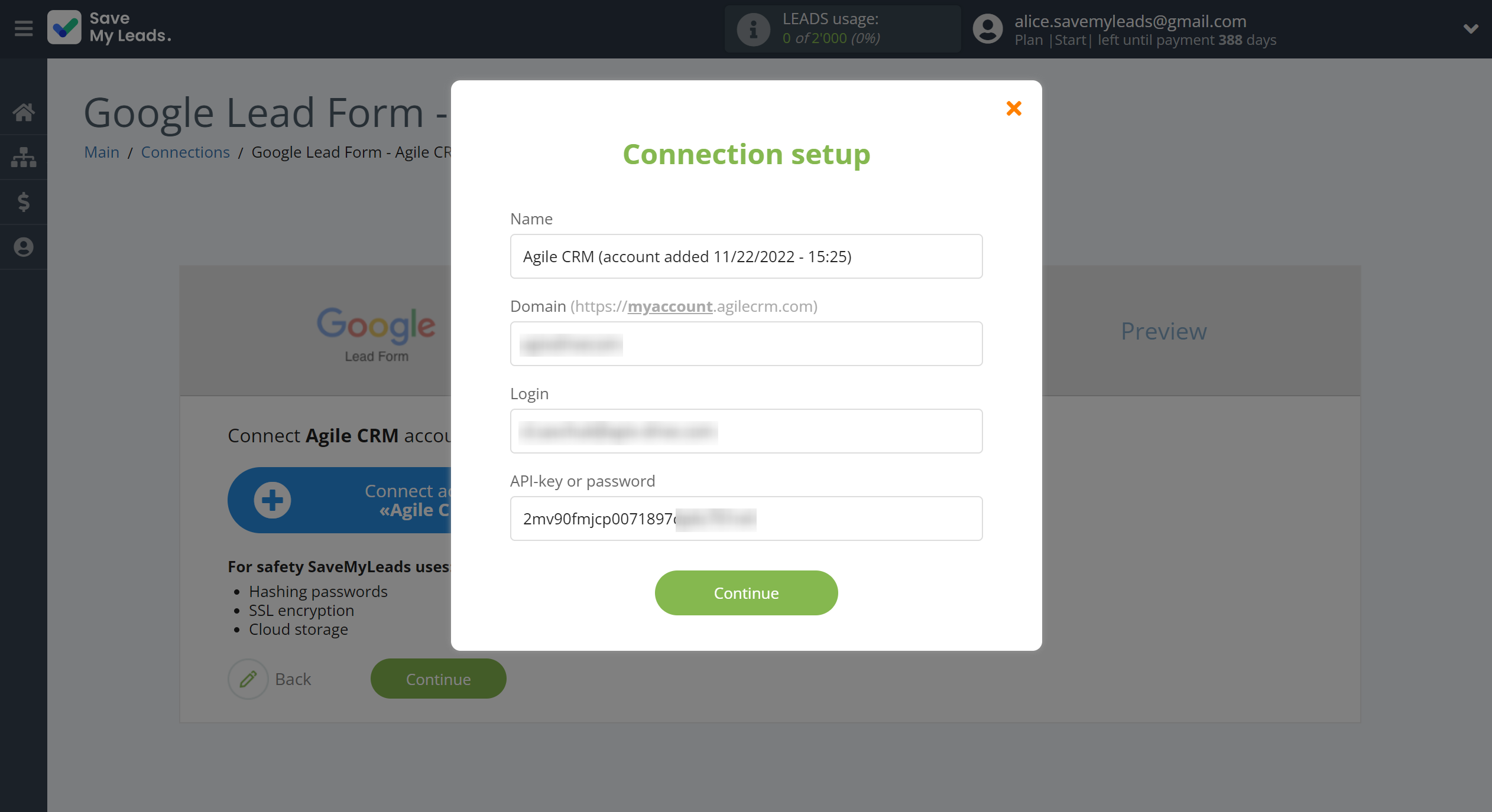 How to Connect Google Lead Form with AgileCRM Create Contacts | Data Destination account connection How to Connect Google Lead Form with AgileCRM Create Contacts | Data Destination account connection