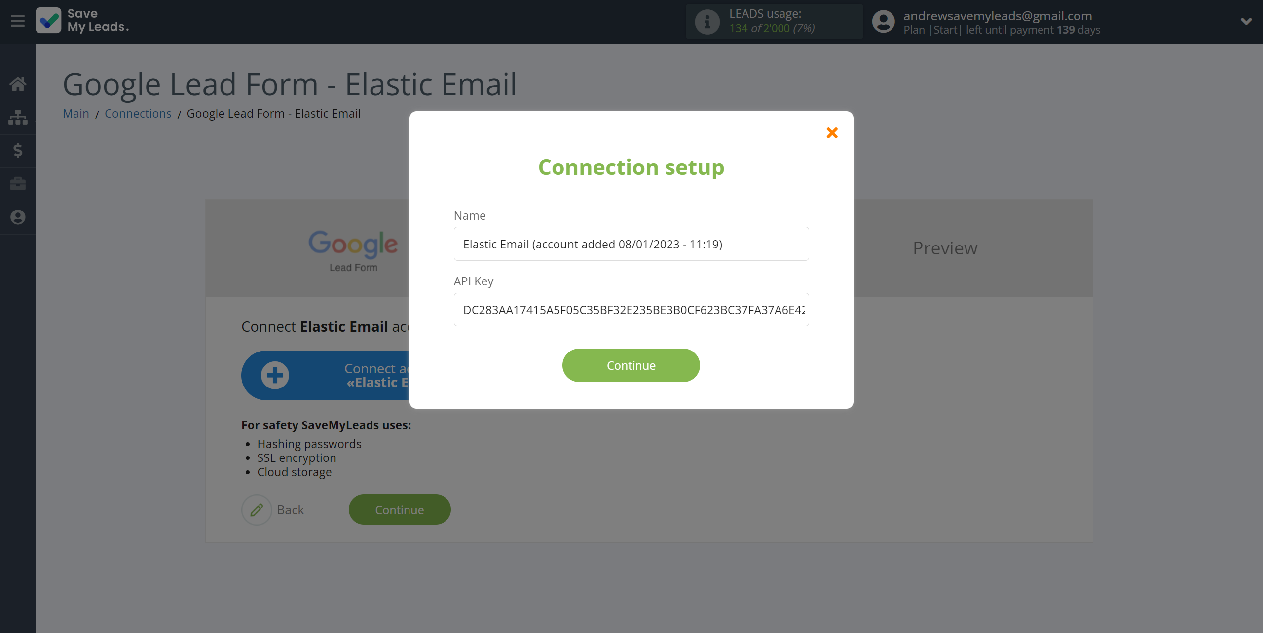 How to Connect Google Lead Form with Elastic Email Create Contacts | Data Destination account connection How to Connect Google Lead Form with Elastic Email Create Contacts | Data Destination account connection