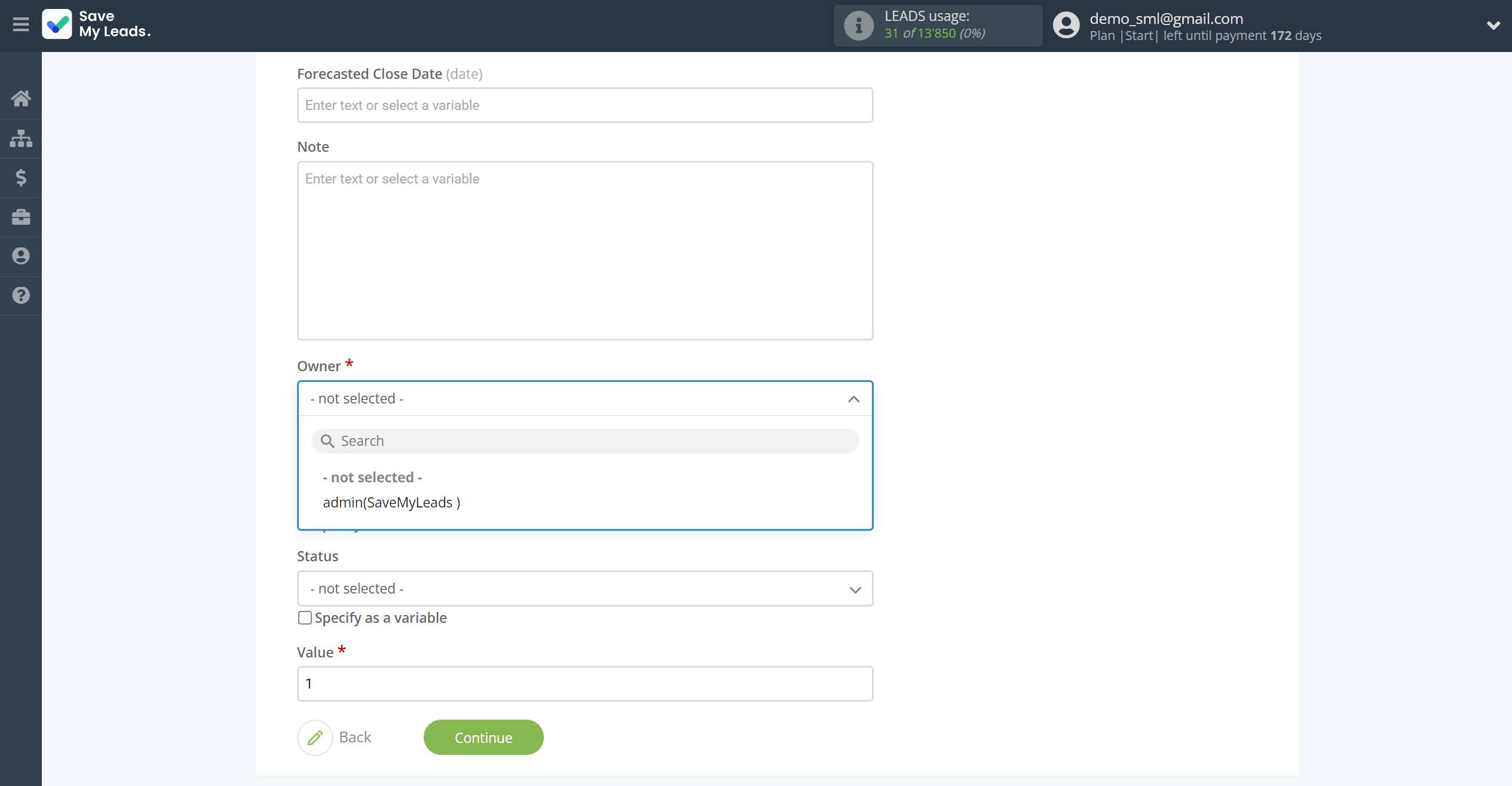 How to Connect TikTok with ActiveCampaign Create Deal | Assigning fields How to Connect TikTok with ActiveCampaign Create Deal | Assigning fields