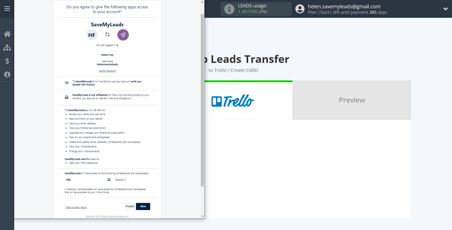 How to Connect Google Lead Form with Trello | Data Destination account connection How to Connect Google Lead Form with Trello | Data Destination account connection