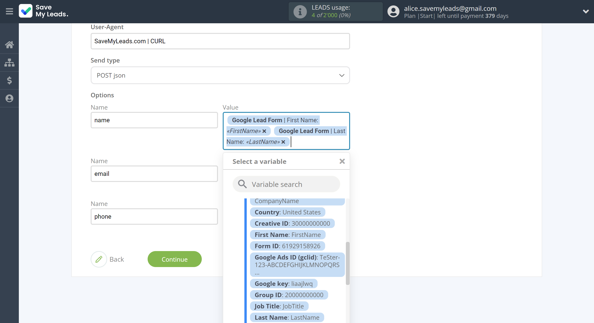 How to Connect Google Lead Form with Webhooks | Assigning fields How to Connect Google Lead Form with Webhooks | Assigning fields