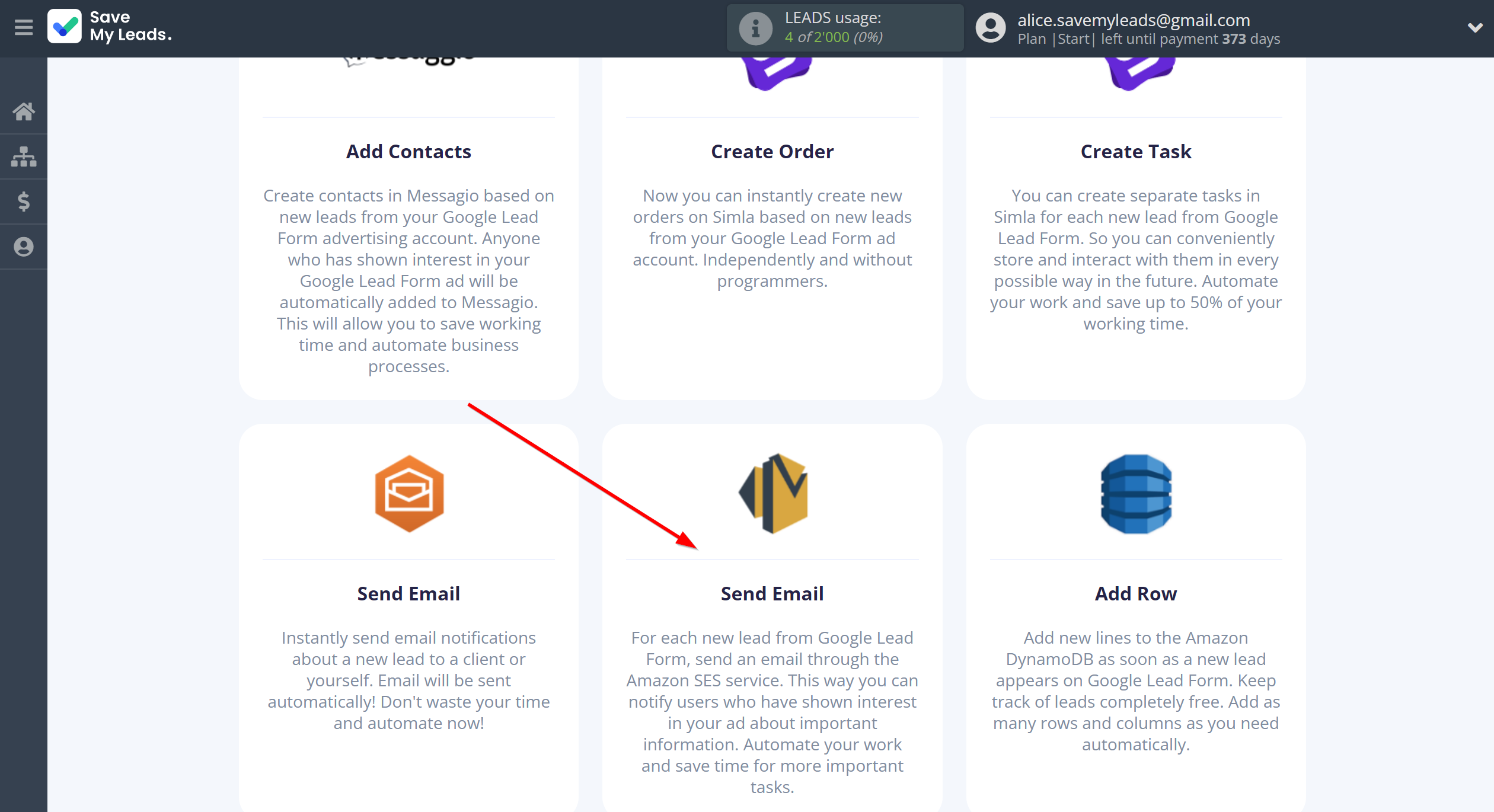 How to Connect Webhooks with Amazon SES | Data Destination system selection How to Connect Webhooks with Amazon SES | Data Destination system selection