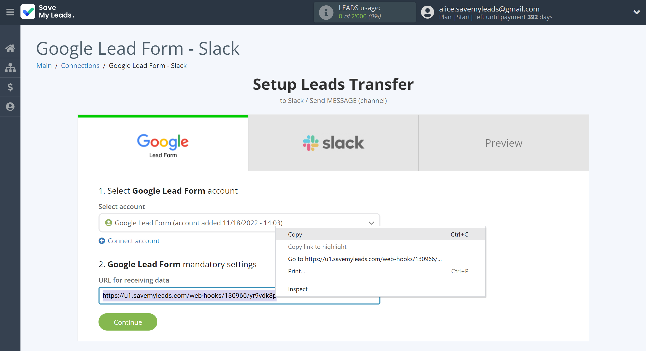 How to Connect Google Lead Form with Slack Channel Notification | Data Source account connection How to Connect Google Lead Form with Slack Channel Notification | Data Source account connection
