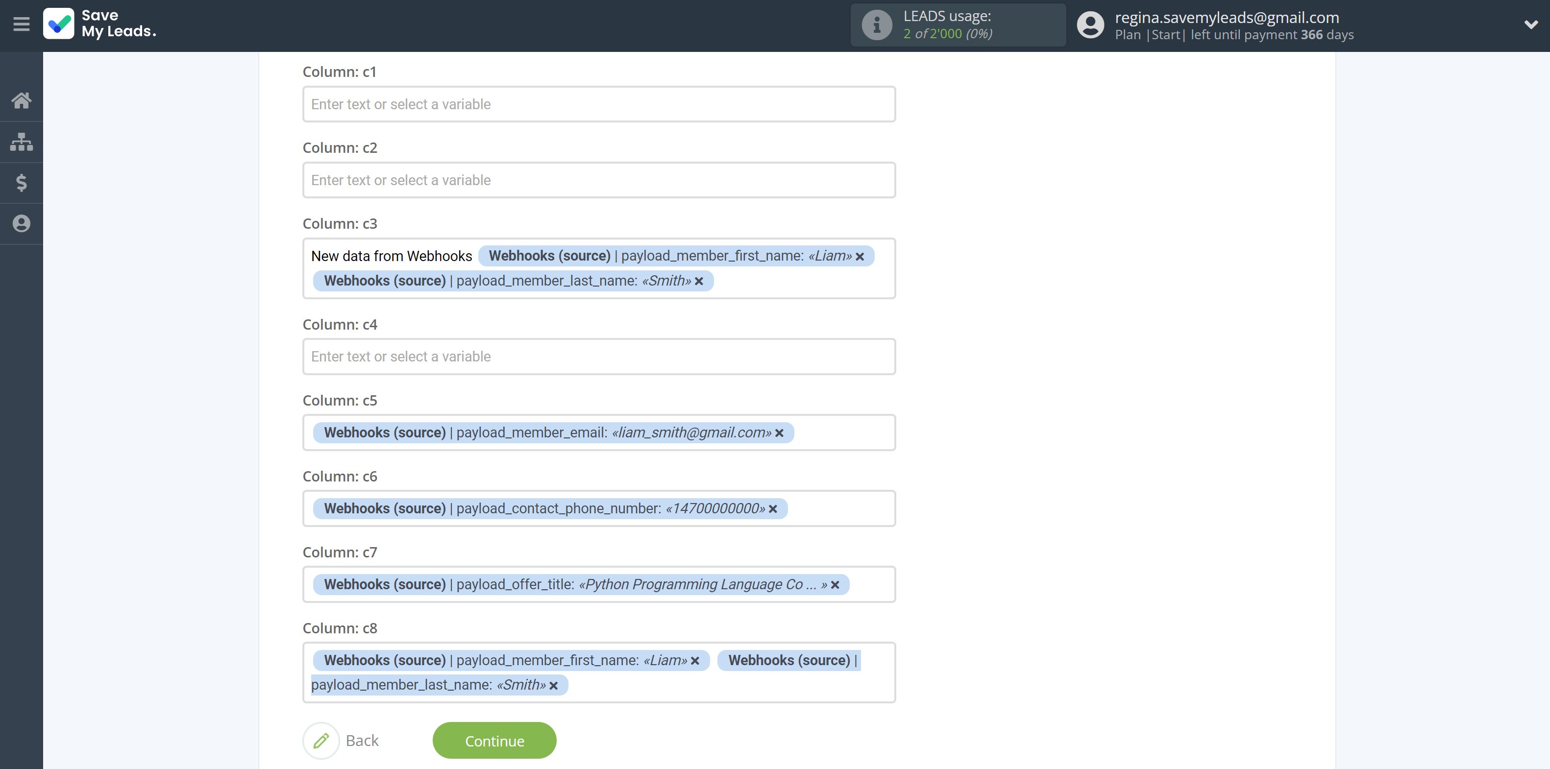 How to Connect Webhooks with MySQL | Assigning fields How to Connect Webhooks with MySQL | Assigning fields