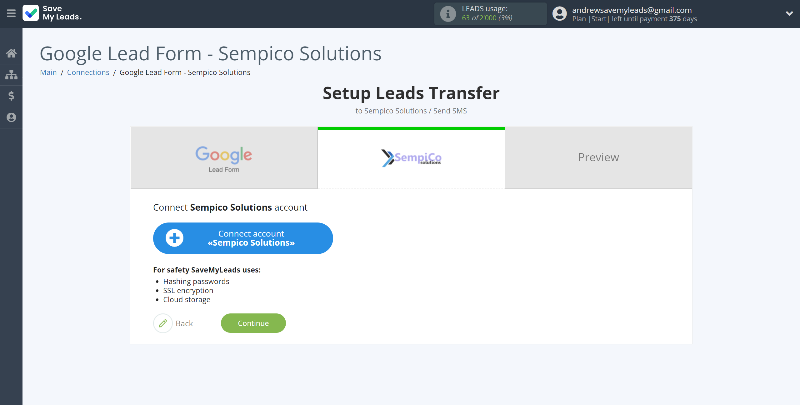 How to Connect Google Lead Form with Sempico Solutions | Data Destination account connection How to Connect Google Lead Form with Sempico Solutions | Data Destination account connection