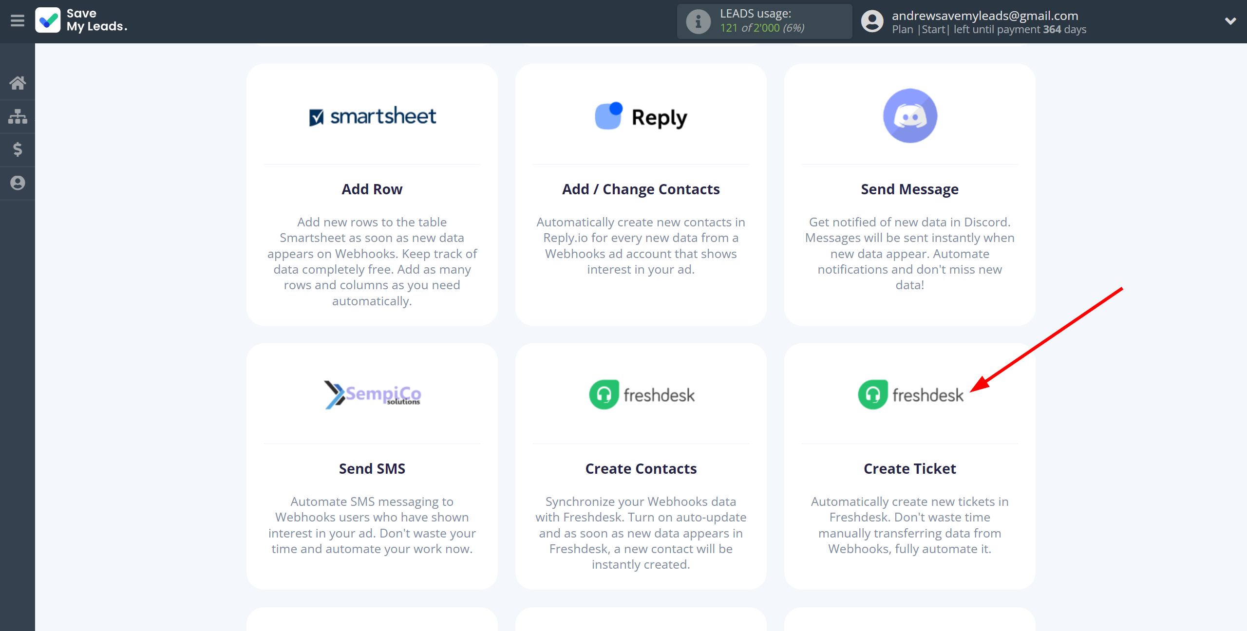 How to Connect Webhooks with Freshdesk Create Ticket | Data Destination system selection How to Connect Webhooks with Freshdesk Create Ticket | Data Destination system selection