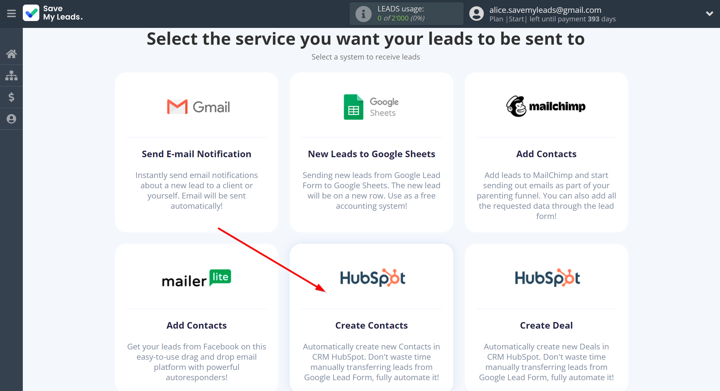 How to Connect Google Lead Form with HubSpot Create Contacts | Data Destination system selection How to Connect Google Lead Form with HubSpot Create Contacts | Data Destination system selection