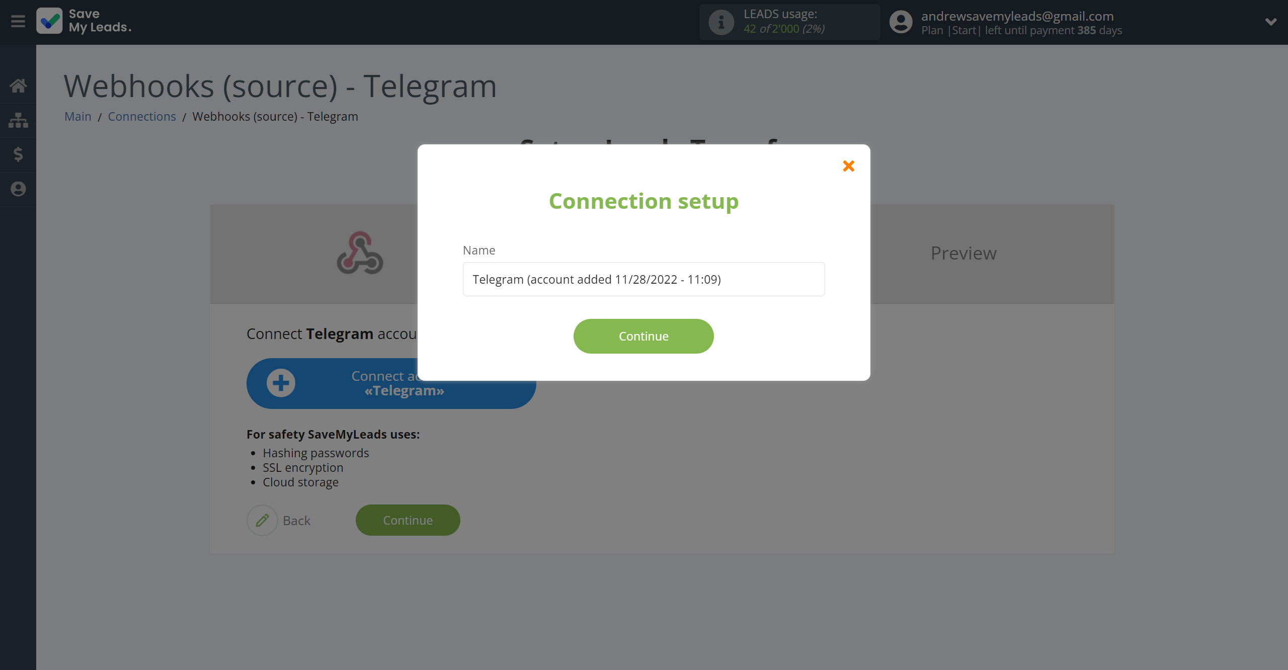 How to Connect Webhooks with Telegram | Data Destination account connection How to Connect Webhooks with Telegram | Data Destination account connection