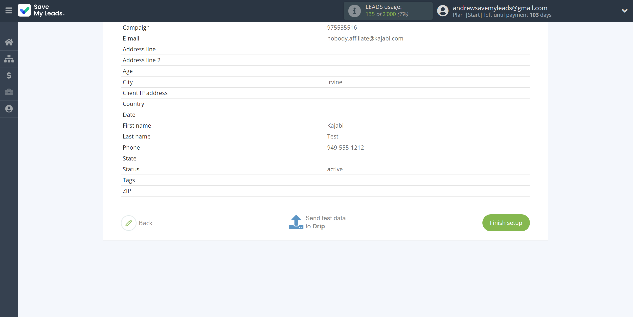 How to Connect Webhooks with Drip Add Subscribers to campaign | Test data How to Connect Webhooks with Drip Add Subscribers to campaign | Test data