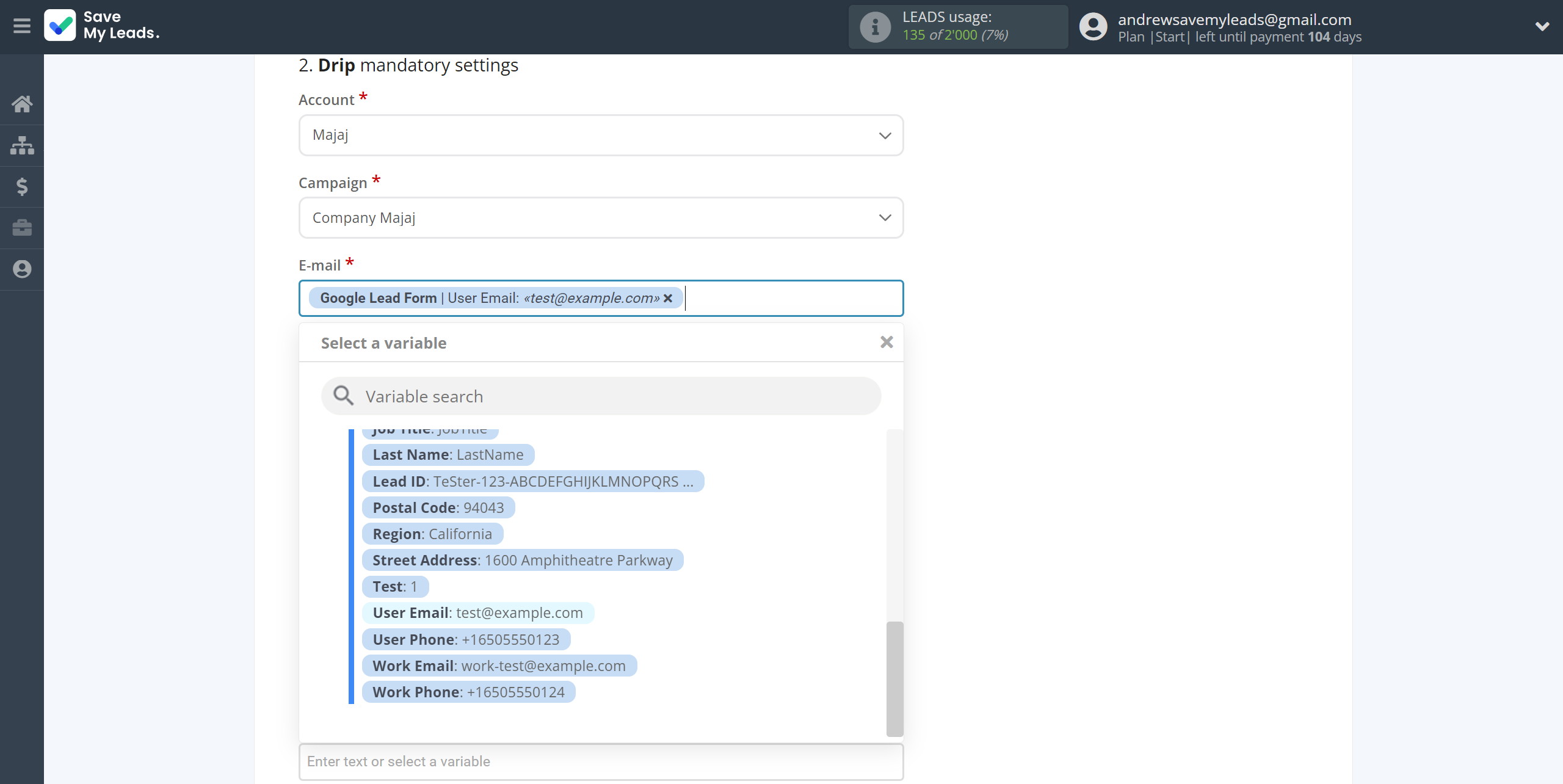 How to Connect Google Lead Form with Drip Add Subscribers to campaign | Assigning fields How to Connect Google Lead Form with Drip Add Subscribers to campaign | Assigning fields
