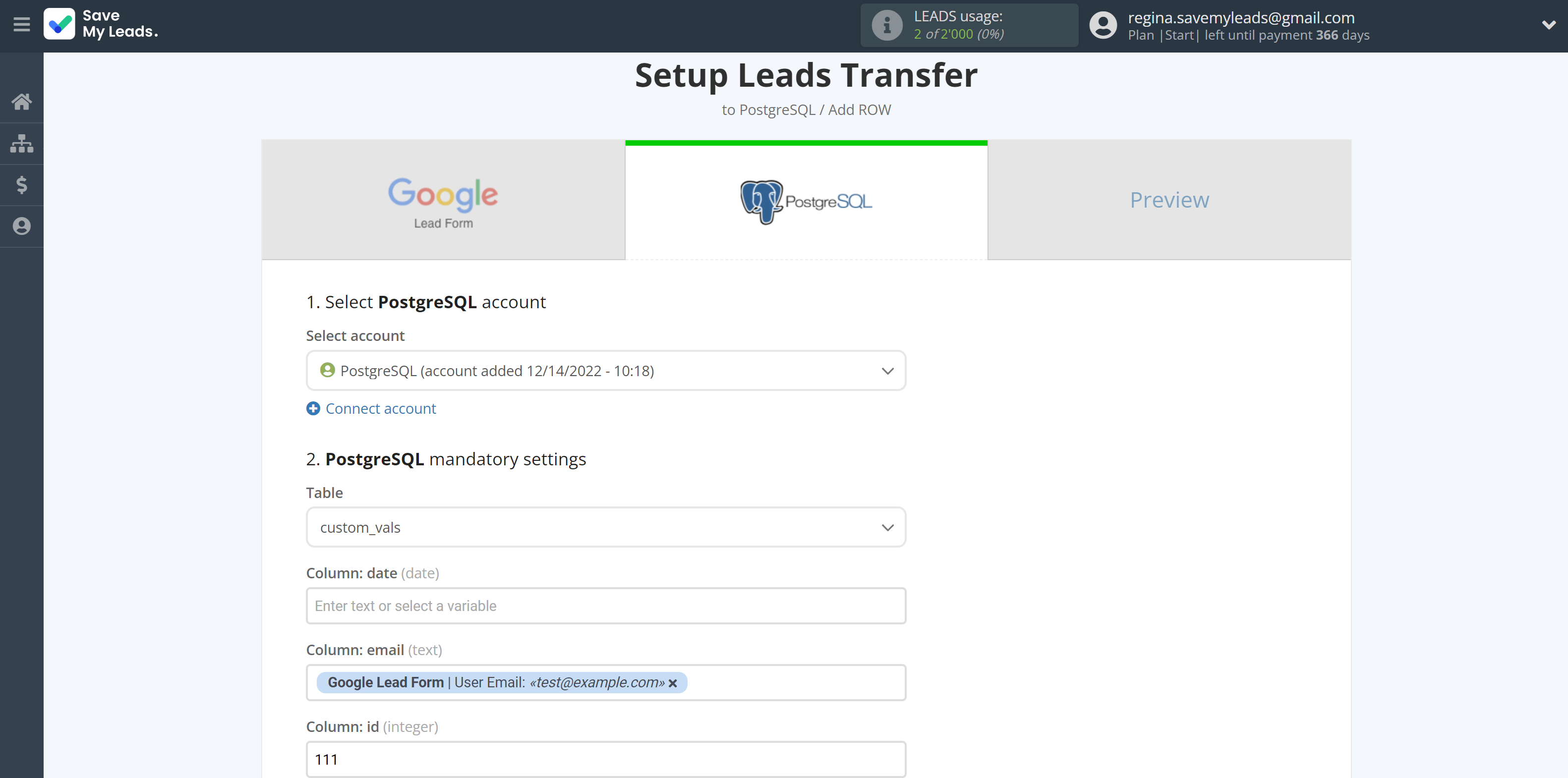 How to Connect Google Lead Form with PostgreSQL | Assigning fields How to Connect Google Lead Form with PostgreSQL | Assigning fields