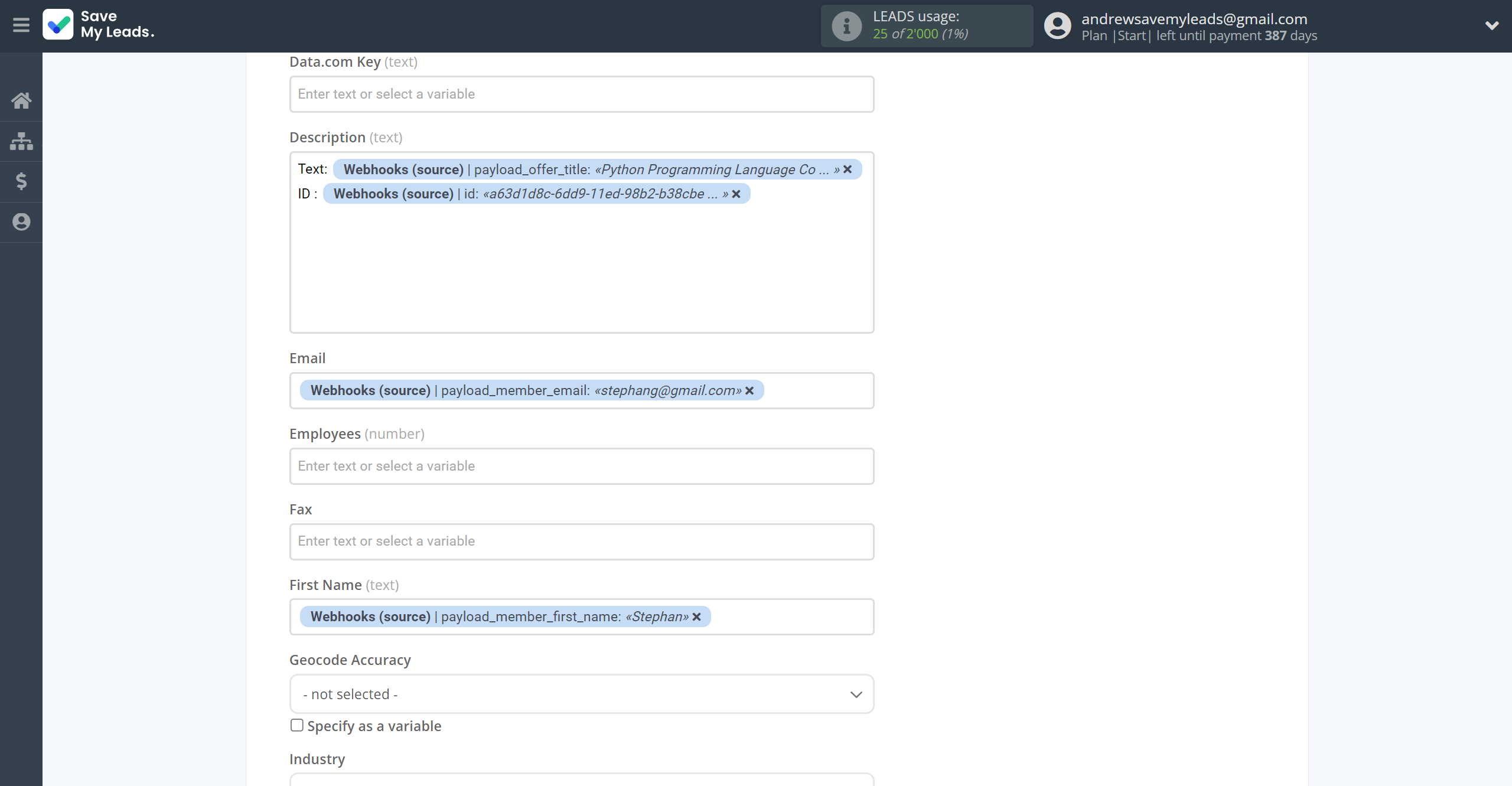 How to Connect Webhooks with Salesforce CRM Create Lead | Assigning fields How to Connect Webhooks with Salesforce CRM Create Lead | Assigning fields