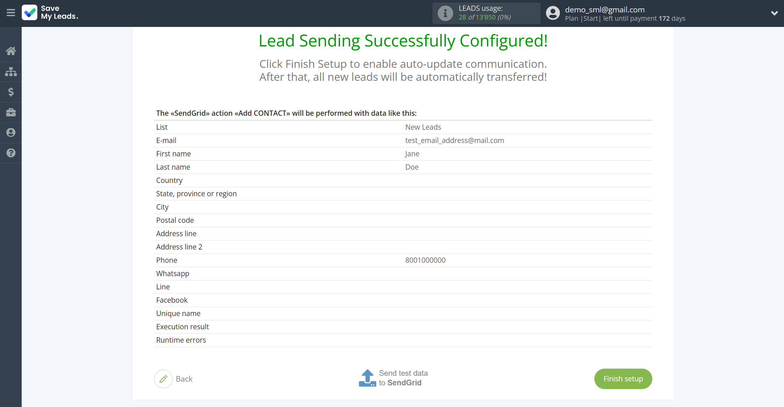 How to Connect TikTok with SendGrid | Test data How to Connect TikTok with SendGrid | Test data