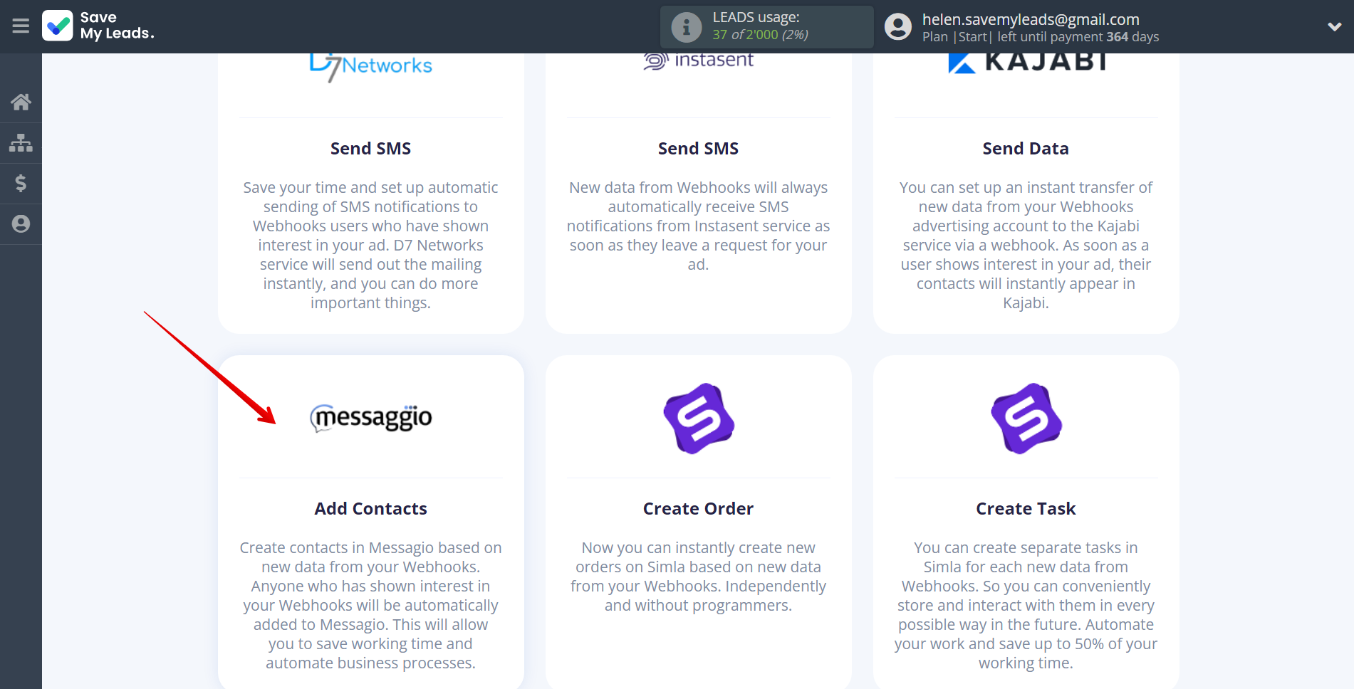 How to Connect Webhooks with Messaggio | Data Destination system selection How to Connect Webhooks with Messaggio | Data Destination system selection