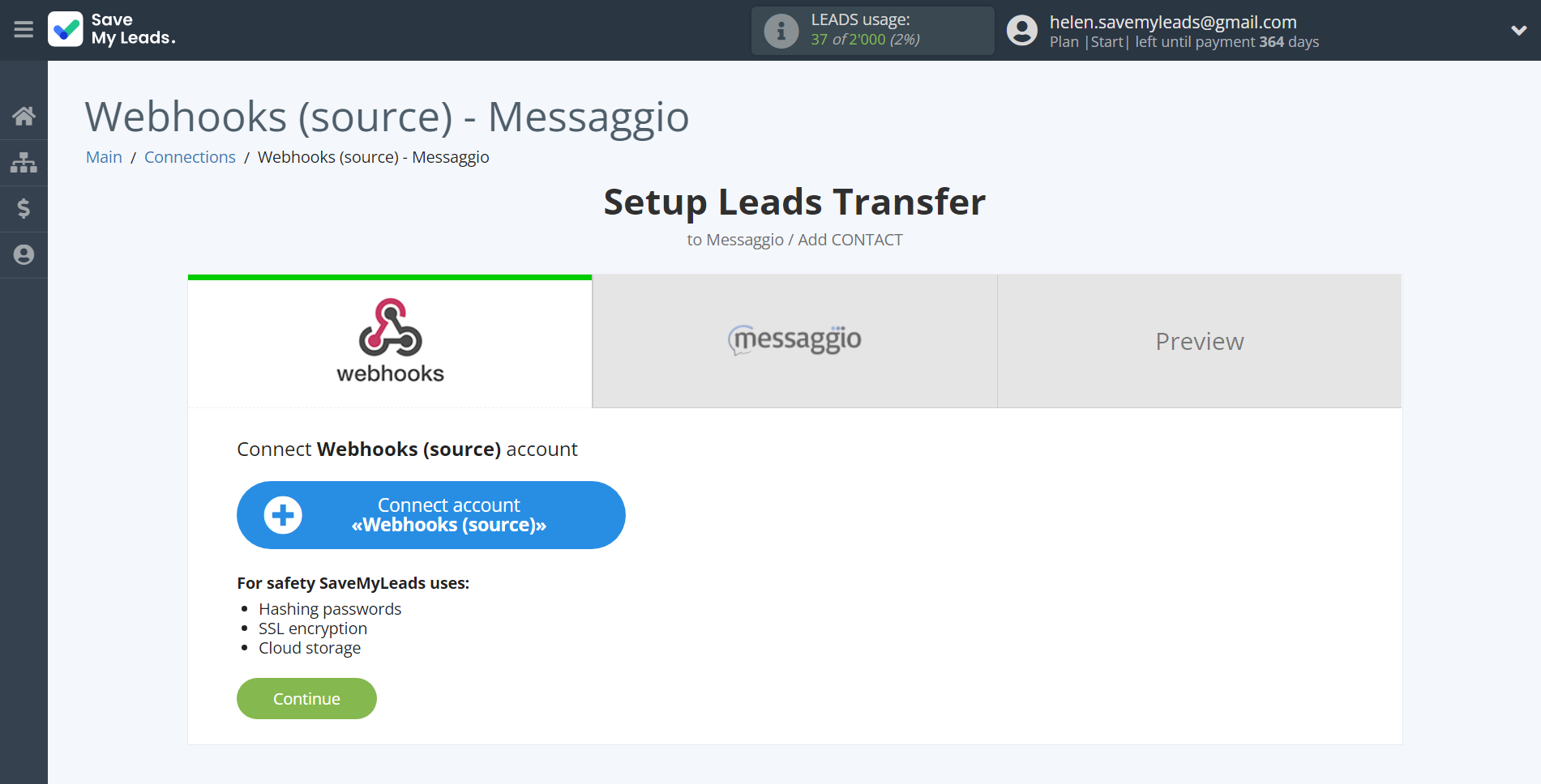 How to Connect Webhooks with Messaggio | Data Source account How to Connect Webhooks with Messaggio | Data Source account
