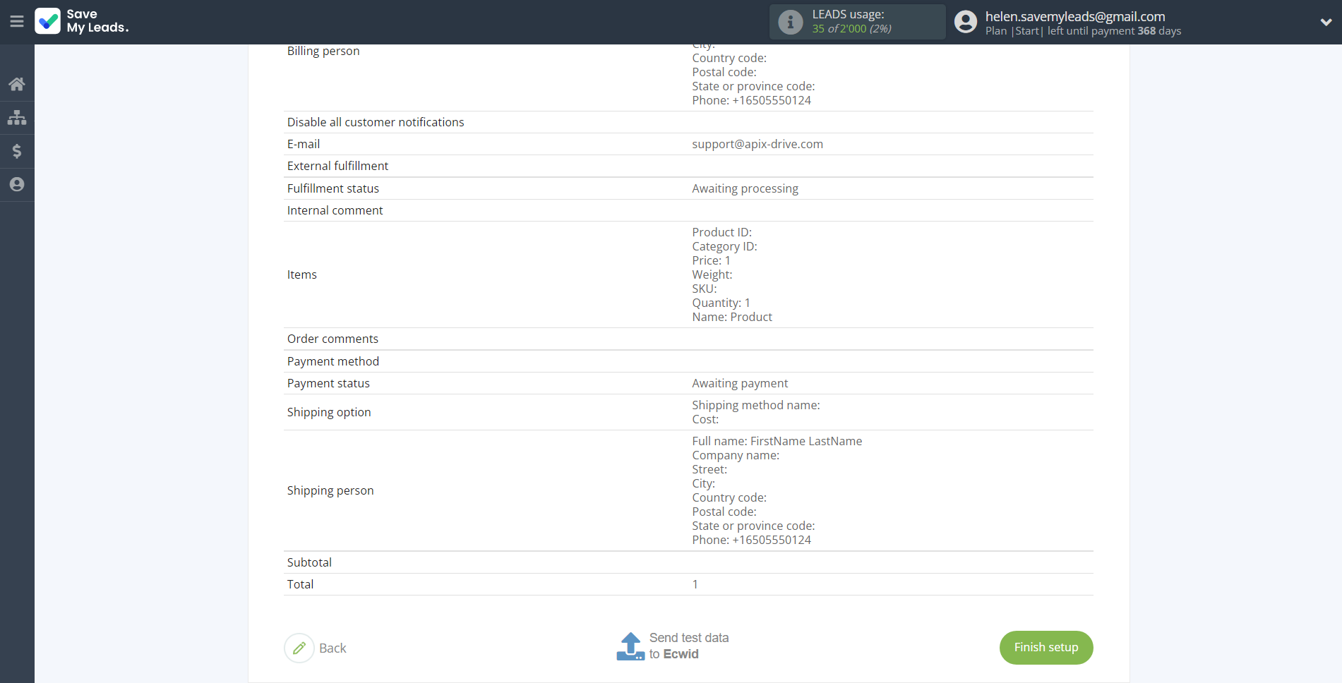 How to Connect Webhooks with Ecwid Create Order | Test data How to Connect Webhooks with Ecwid Create Order | Test data