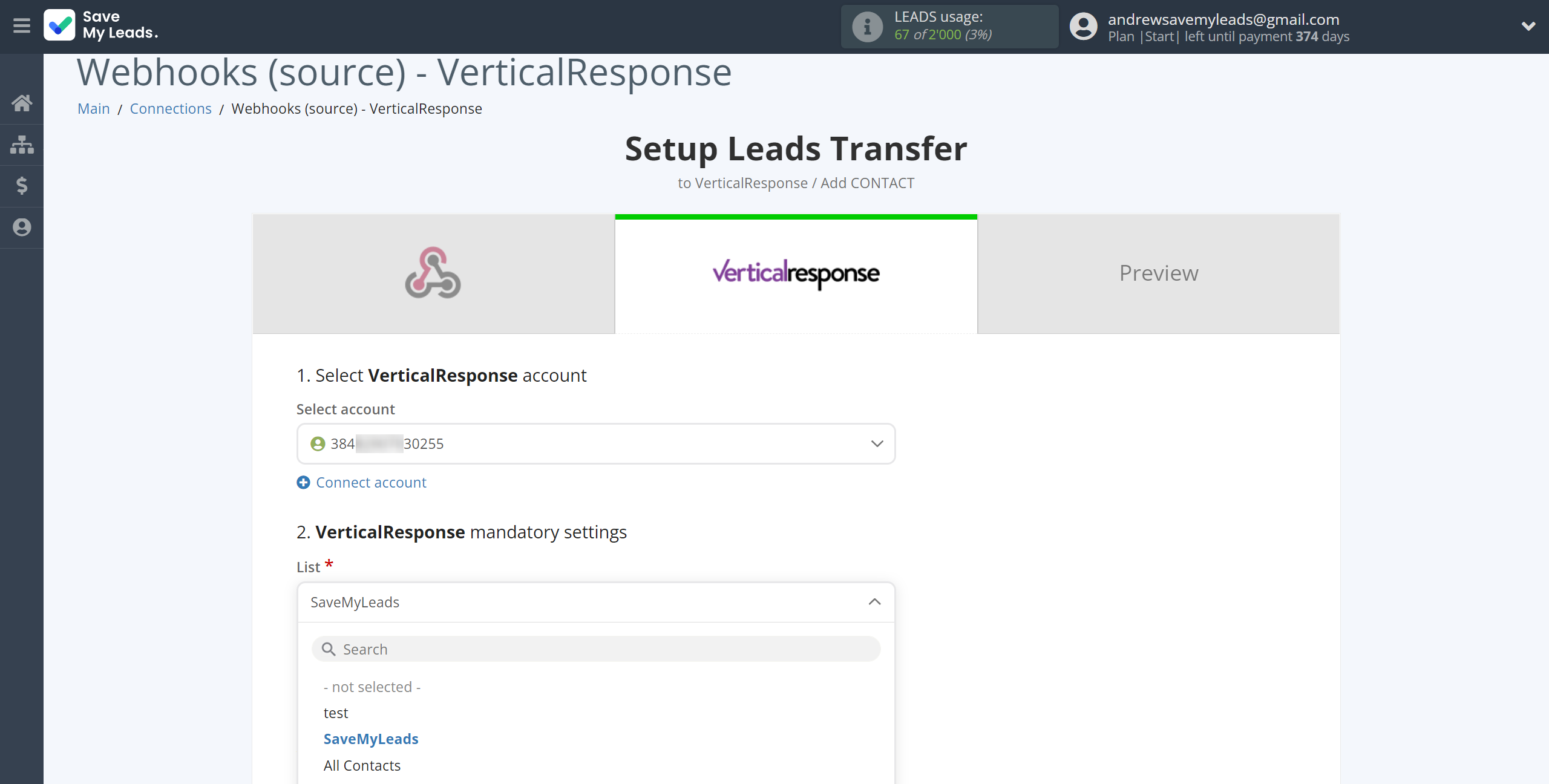 How to Connect Webhooks with VerticalResponse | Assigning fields How to Connect Webhooks with VerticalResponse | Assigning fields