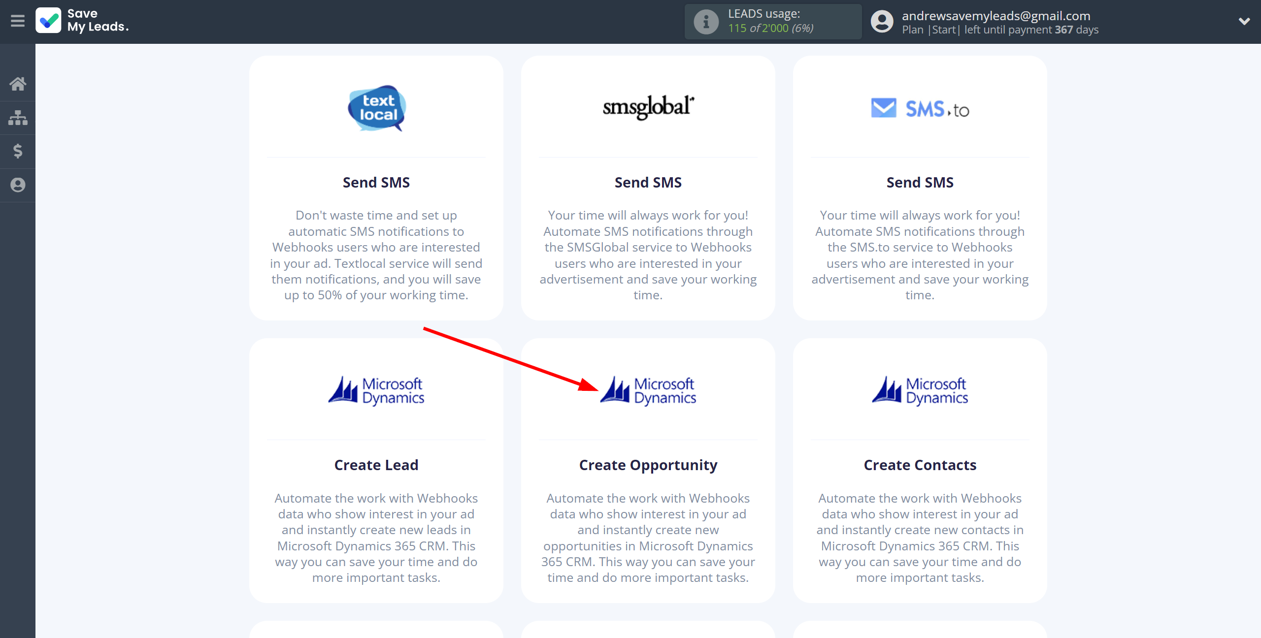 How to Connect Webhooks with Microsoft Dynamics 365 Create Opportunity | Data Destination system selection How to Connect Webhooks with Microsoft Dynamics 365 Create Opportunity | Data Destination system selection