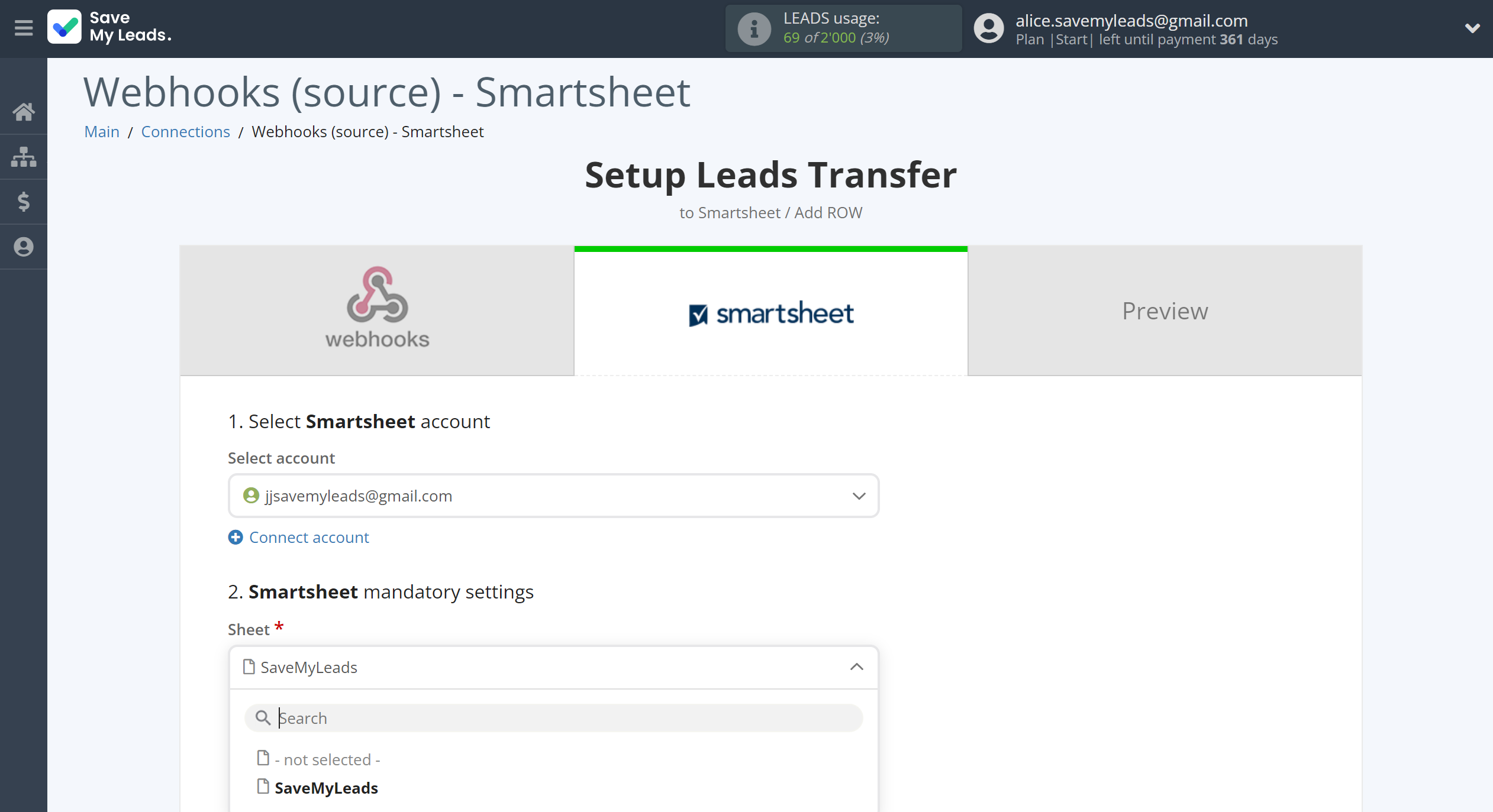 How to Connect Webhooks with Smartsheet | Assigning fields How to Connect Webhooks with Smartsheet | Assigning fields