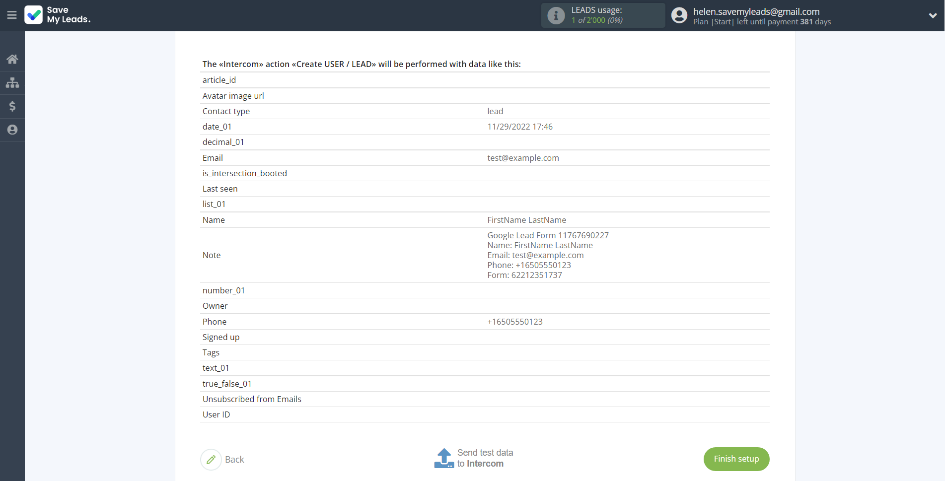 How to Connect Google Lead Form with Intercom | Test data How to Connect Google Lead Form with Intercom | Test data