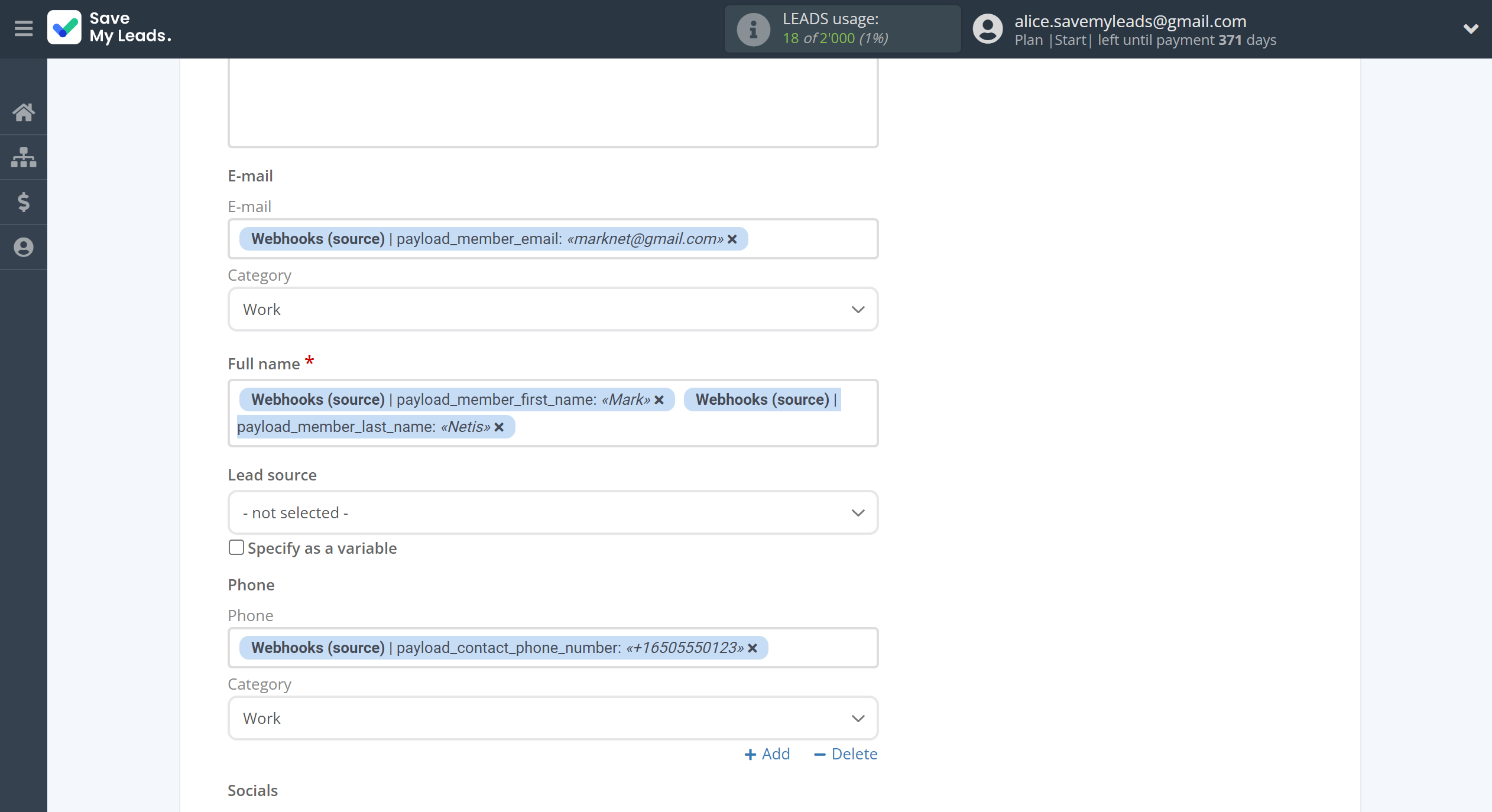 How to Connect Webhooks with Copper Create Lead | Assigning fields How to Connect Webhooks with Copper Create Lead | Assigning fields