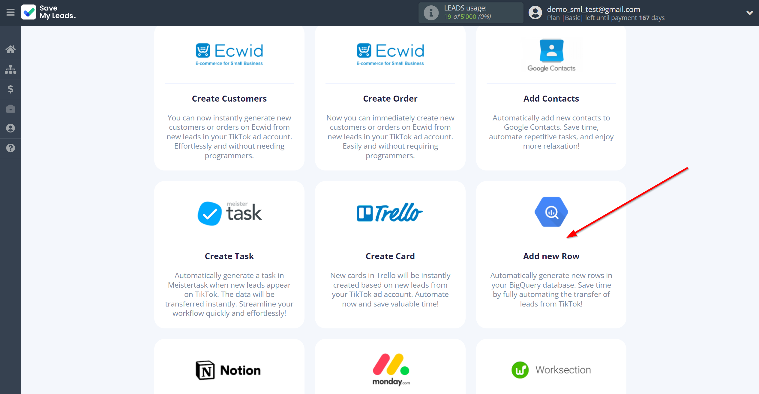 How to Connect TikTok with BigQuery | Data Destination system selection How to Connect TikTok with BigQuery | Data Destination system selection