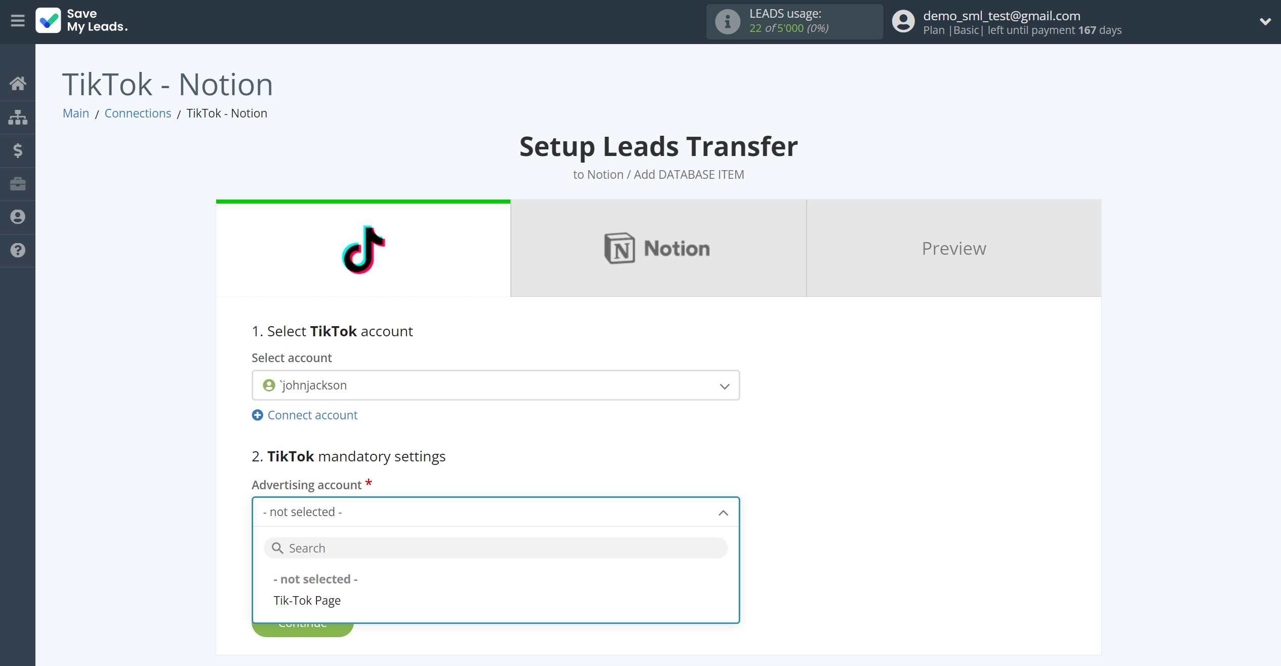 How to Connect TikTok with Notion | Data Source account connection How to Connect TikTok with Notion | Data Source account connection